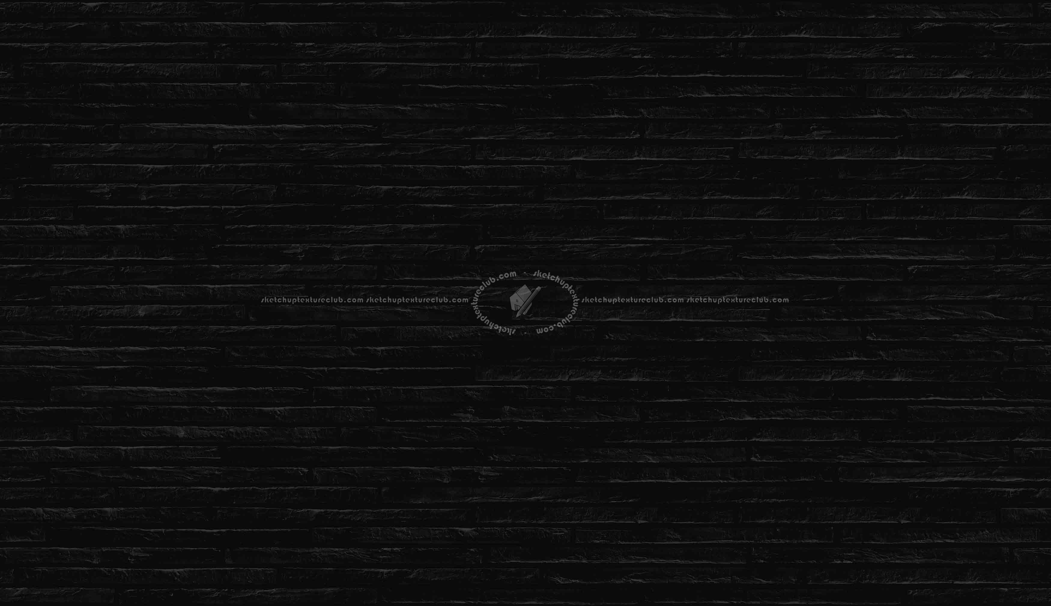 Textures   -   ARCHITECTURE   -   WALLS TILE OUTSIDE  - Clay bricks wall cladding PBR texture seamless 21723 - Specular