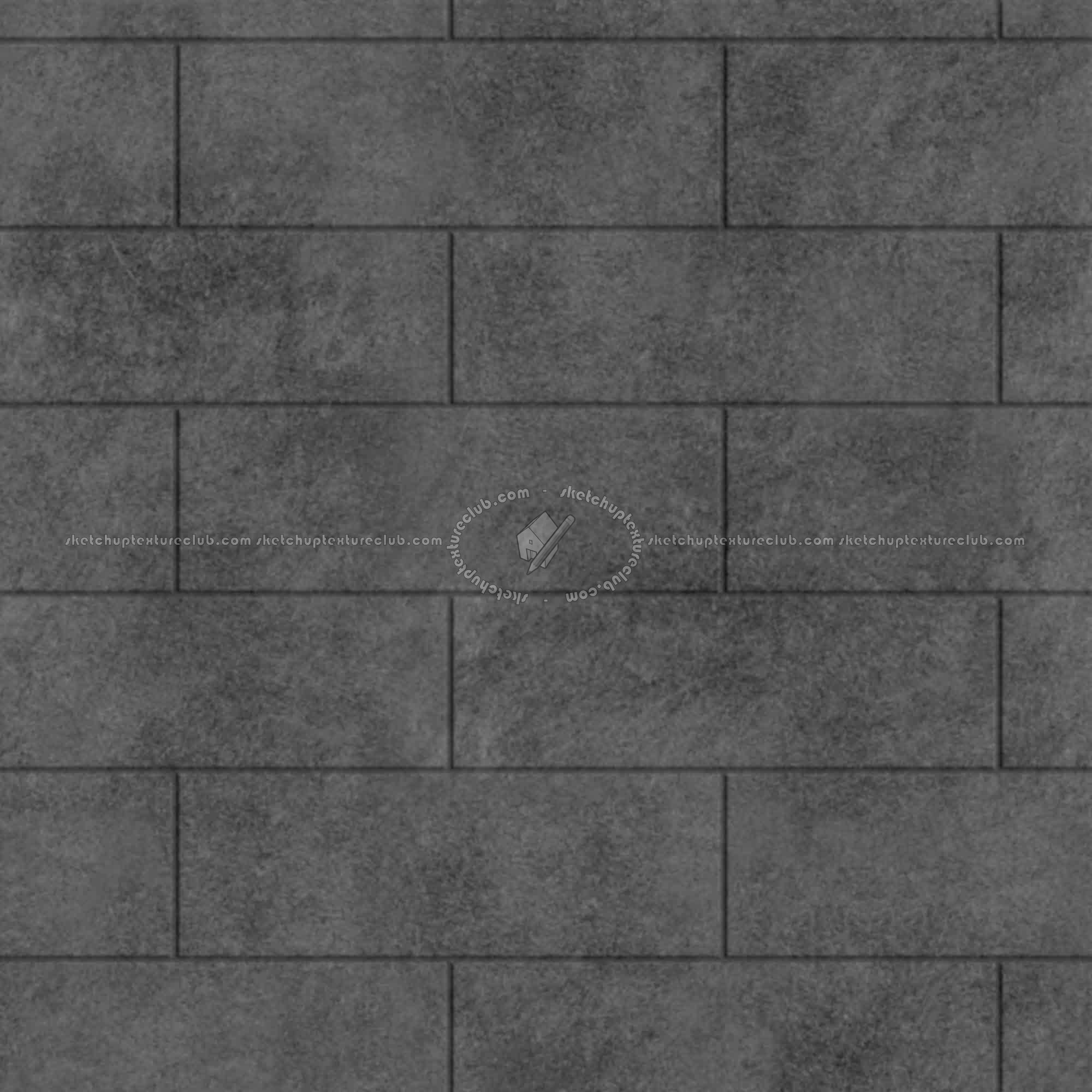 Textures   -   ARCHITECTURE   -   CONCRETE   -   Plates   -   Clean  - Concrete clean plates wall texture seamless 01645 - Displacement