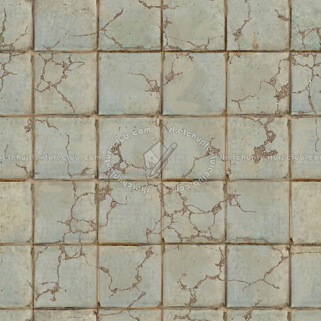 Textures   -   ARCHITECTURE   -   PAVING OUTDOOR   -   Concrete   -   Blocks damaged  - Concrete paving outdoor damaged texture seamless 05502 (seamless)