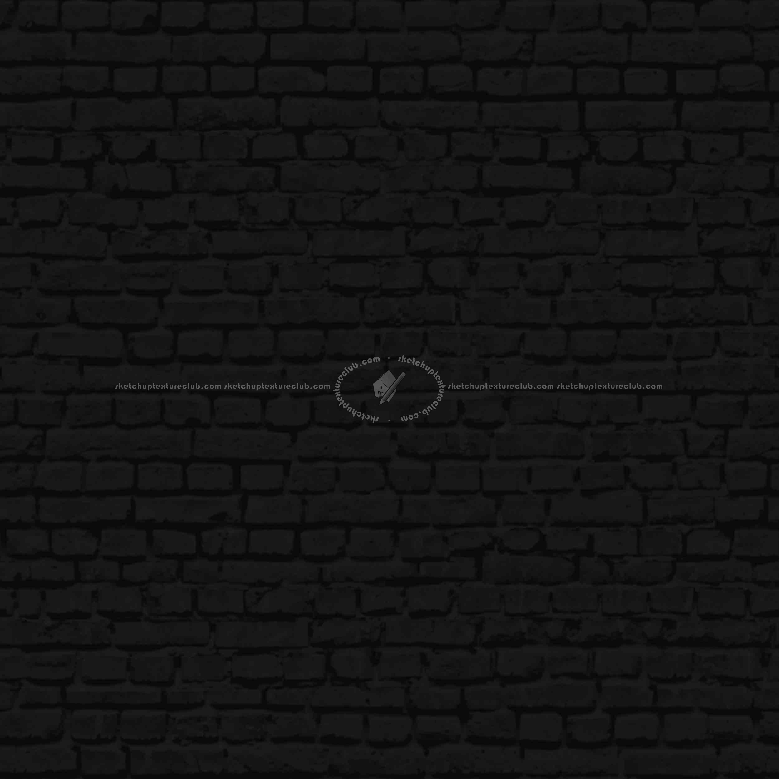 Textures   -   ARCHITECTURE   -   BRICKS   -   Damaged bricks  - Damaged bricks texture seamless 00124 - Specular