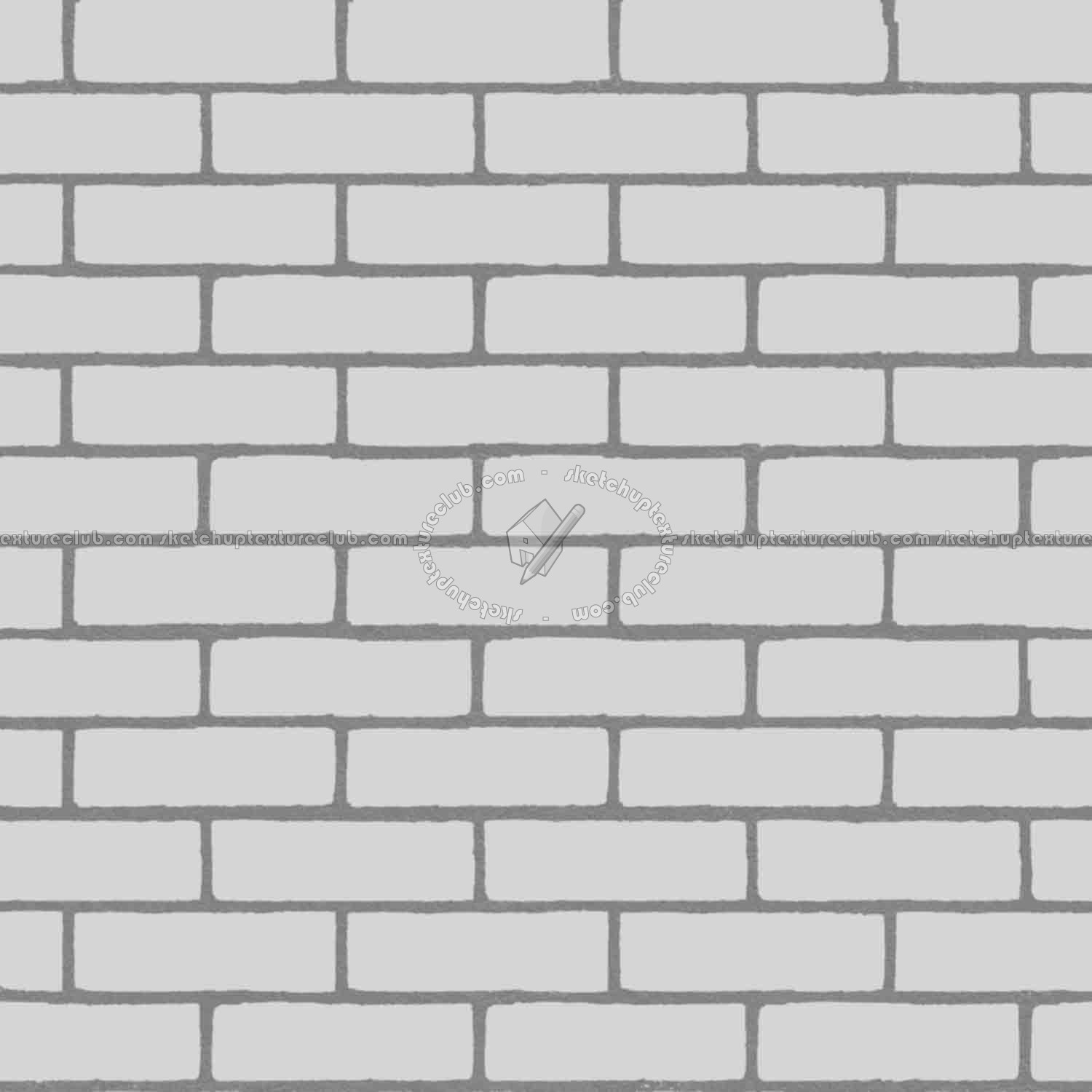 Textures   -   ARCHITECTURE   -   BRICKS   -   Facing Bricks   -   Smooth  - Facing smooth bricks texture seamless 00272 - Displacement