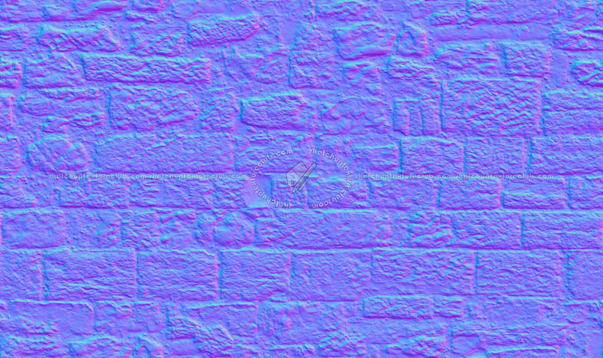 Textures   -   ARCHITECTURE   -   STONES WALLS   -   Stone walls  - Italy old stone wall medieval castle texture seamless 20505 - Normal