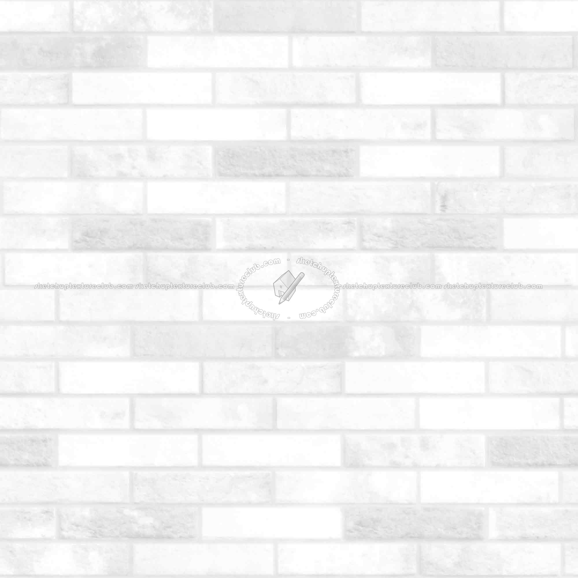Textures   -   ARCHITECTURE   -   BRICKS   -   Facing Bricks   -   Rustic  - Rustic brick wall PBR texture seamless 22069 - Ambient occlusion