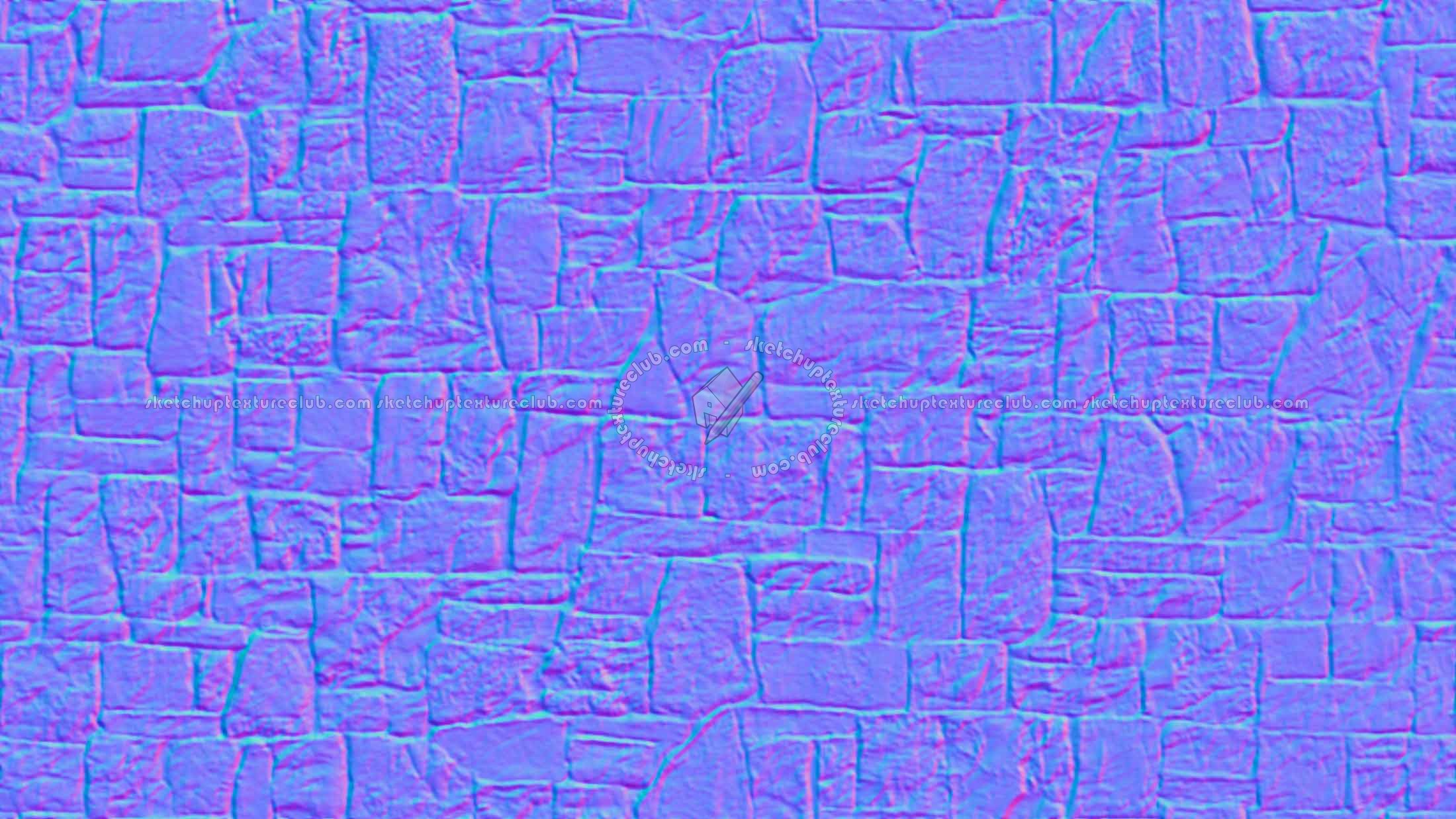 Textures   -   ARCHITECTURE   -   STONES WALLS   -   Stone walls  - Italy wall stone texture seamless 20527 - Normal