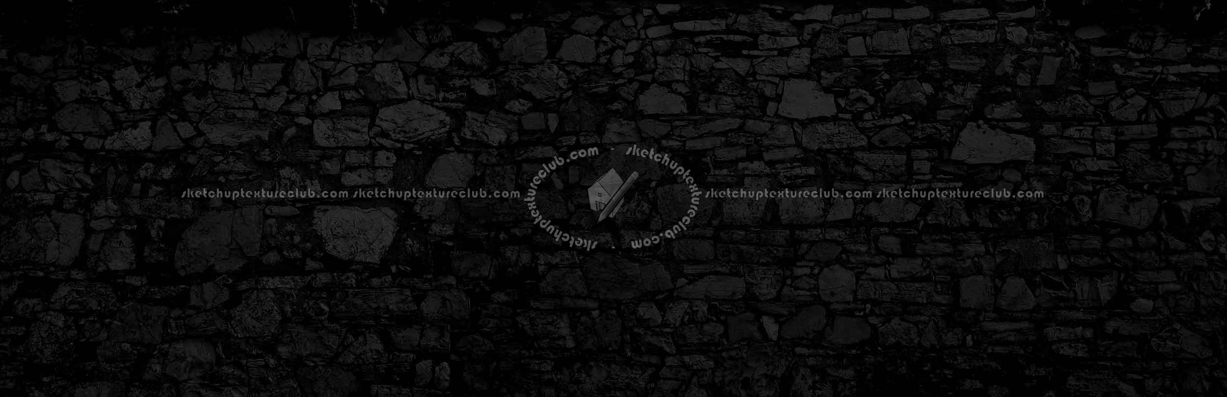 Textures   -   ARCHITECTURE   -   STONES WALLS   -   Stone walls  - Italy old wall stone texture horizontal seamless 20555 - Specular