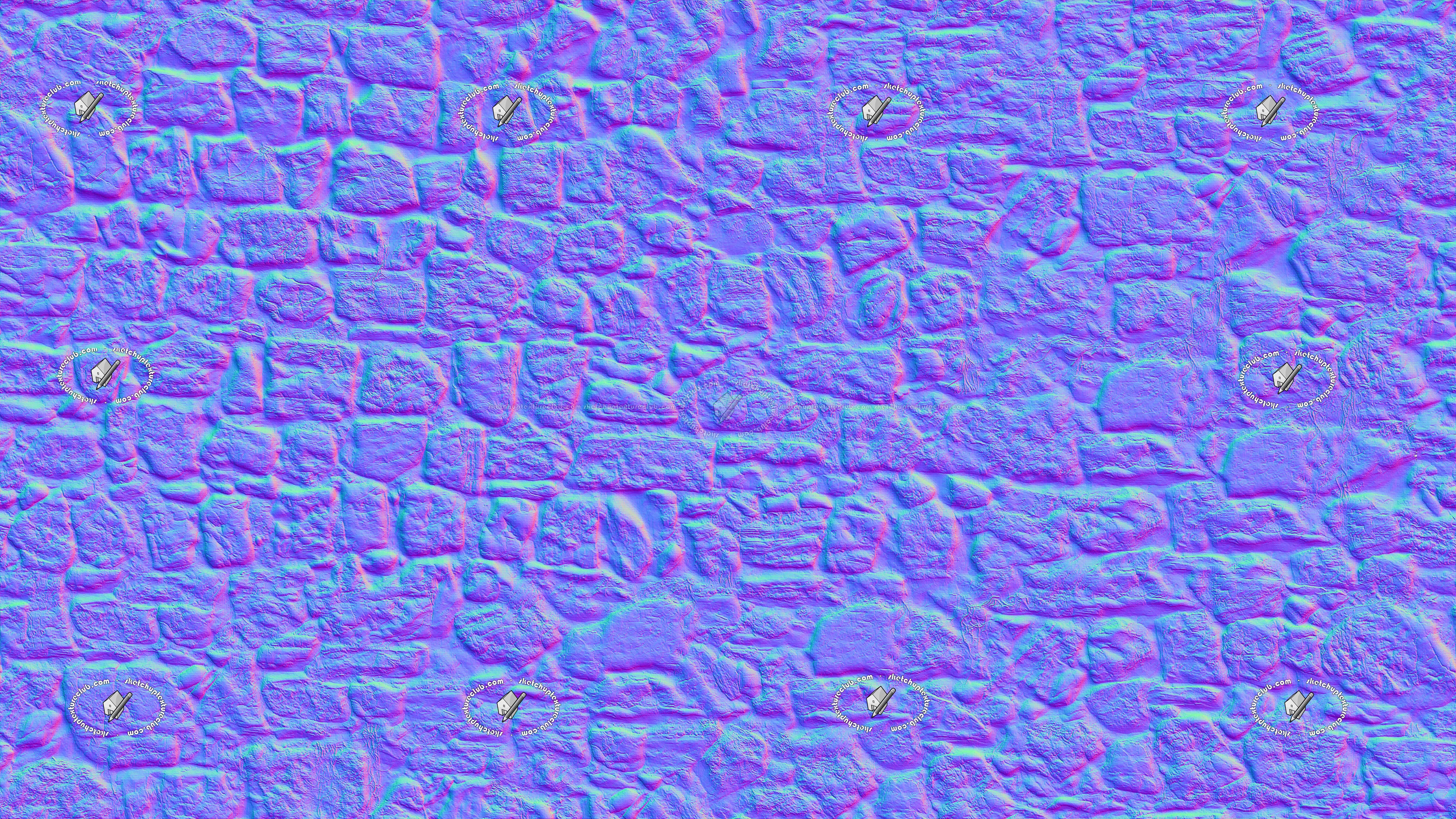 Textures   -   ARCHITECTURE   -   STONES WALLS   -   Stone walls  - Italy old wall stone texture seamless 20736 - Normal