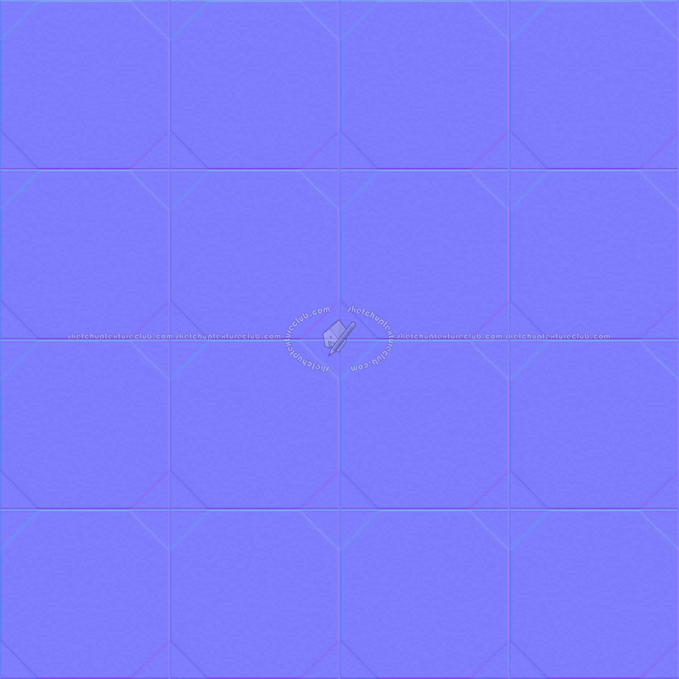 Textures   -   ARCHITECTURE   -   TILES INTERIOR   -   Cement - Encaustic   -   Cement  - Cement concrete tile texture seamless 13338 - Normal