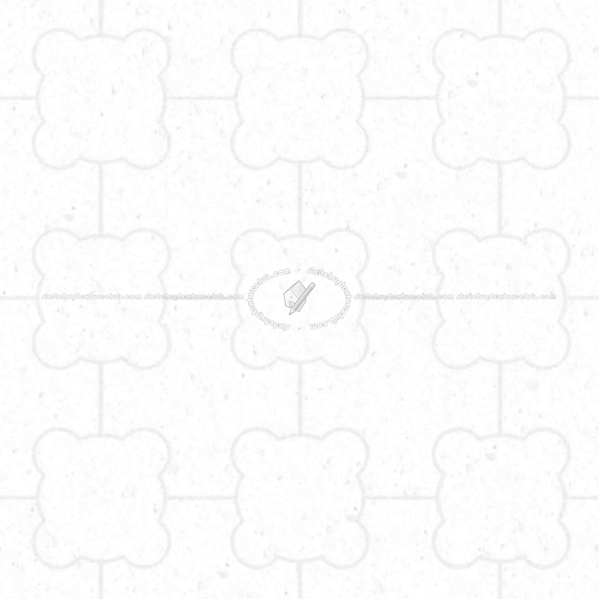 Textures   -   ARCHITECTURE   -   PAVING OUTDOOR   -   Concrete   -   Blocks mixed  - Paving concrete mixed size texture seamless 05585 - Ambient occlusion