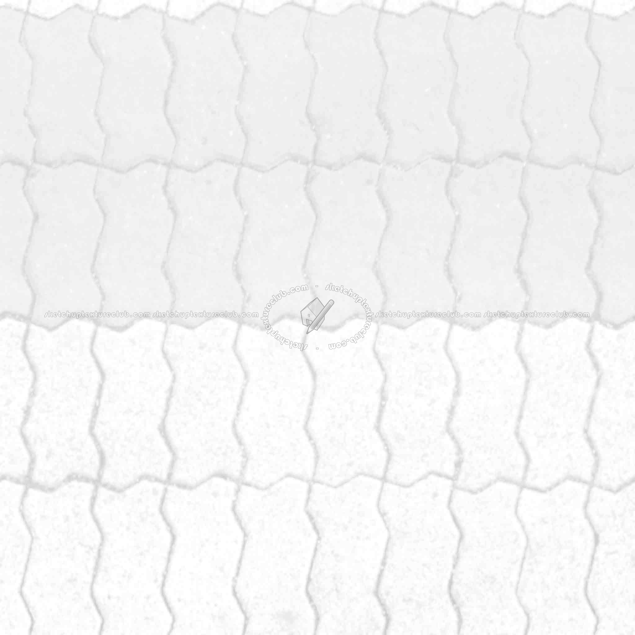 Textures   -   ARCHITECTURE   -   PAVING OUTDOOR   -   Concrete   -   Blocks regular  - Paving outdoor concrete regular block texture seamless 05649 - Ambient occlusion