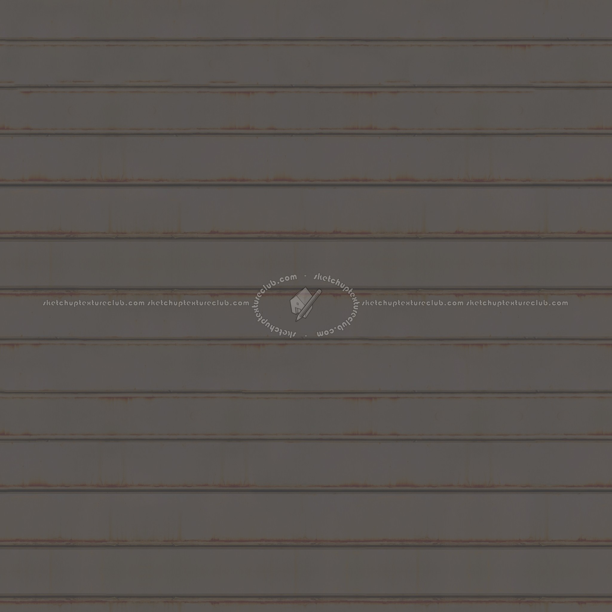 Textures   -   MATERIALS   -   METALS   -   Corrugated  - Rusted painted corrugated metal texture seamless 09941 - Specular