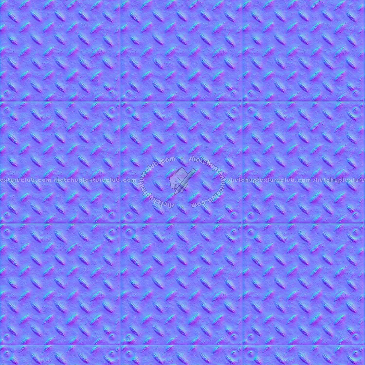 Textures   -   MATERIALS   -   METALS   -   Plates  - Iron metal plate texture seamless 10822 - Normal