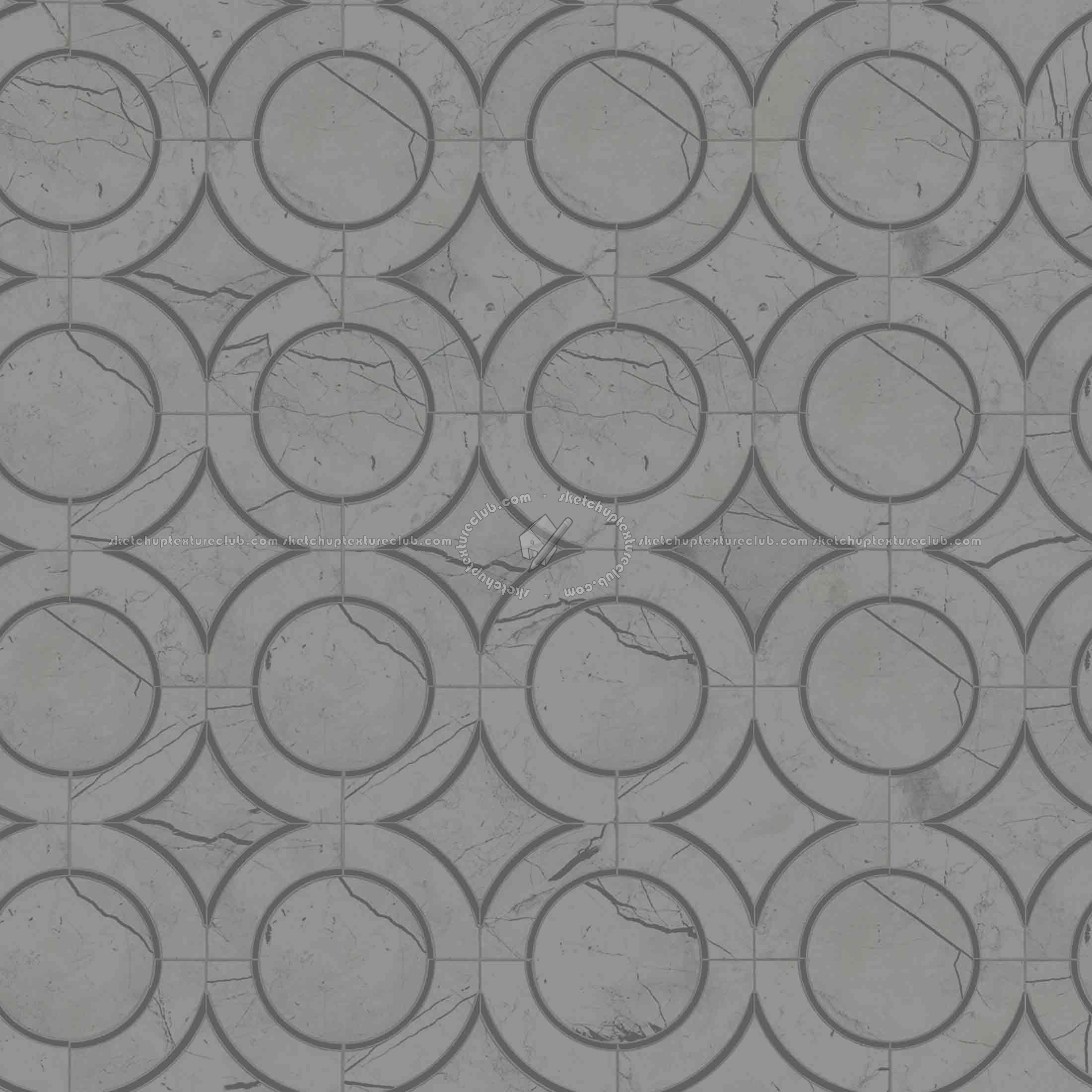 Textures   -   ARCHITECTURE   -   TILES INTERIOR   -   Marble tiles   -   Marble geometric patterns  - Black and white marble tile texture seamless 21141 - Specular