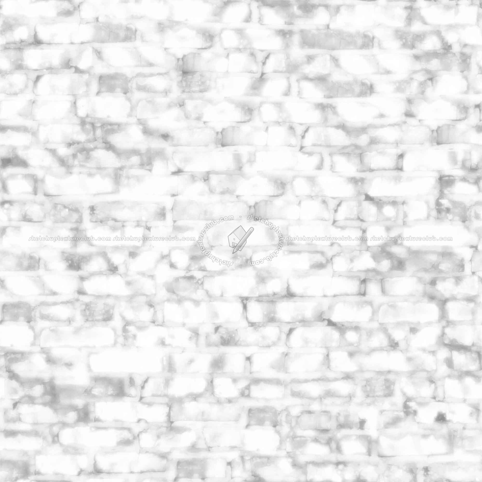 Textures   -   ARCHITECTURE   -   BRICKS   -   Damaged bricks  - Damaged bricks texture seamless 00126 - Ambient occlusion