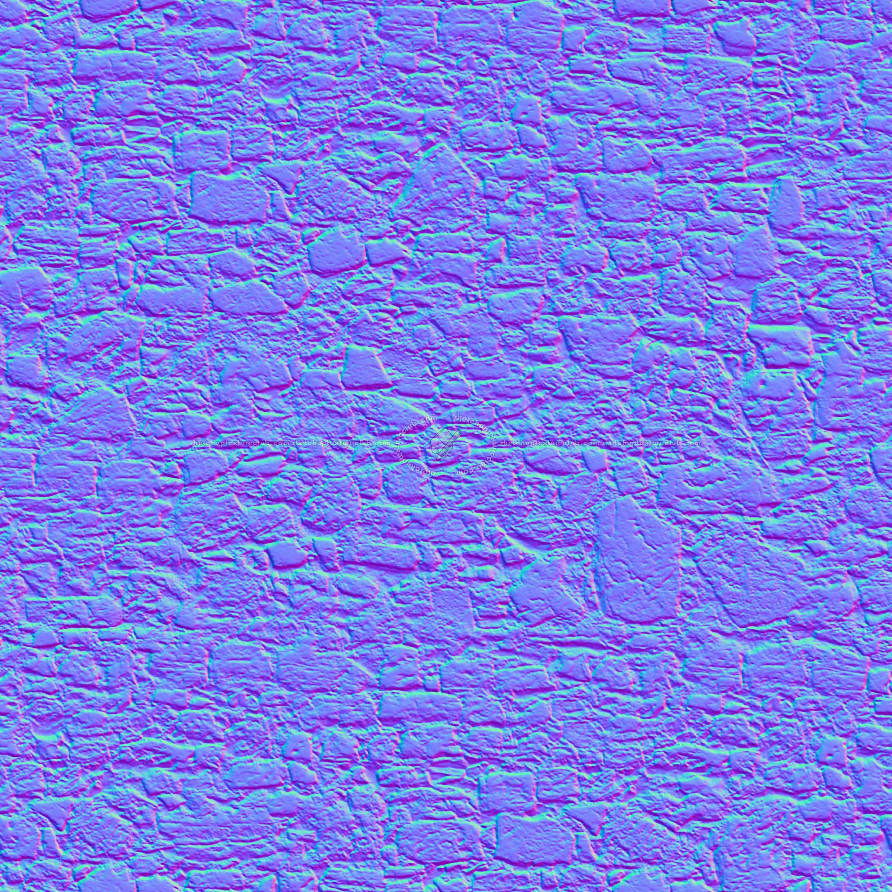 Textures   -   ARCHITECTURE   -   STONES WALLS   -   Stone walls  - Italy old wall stone Pbr texture seamless 22203 - Normal