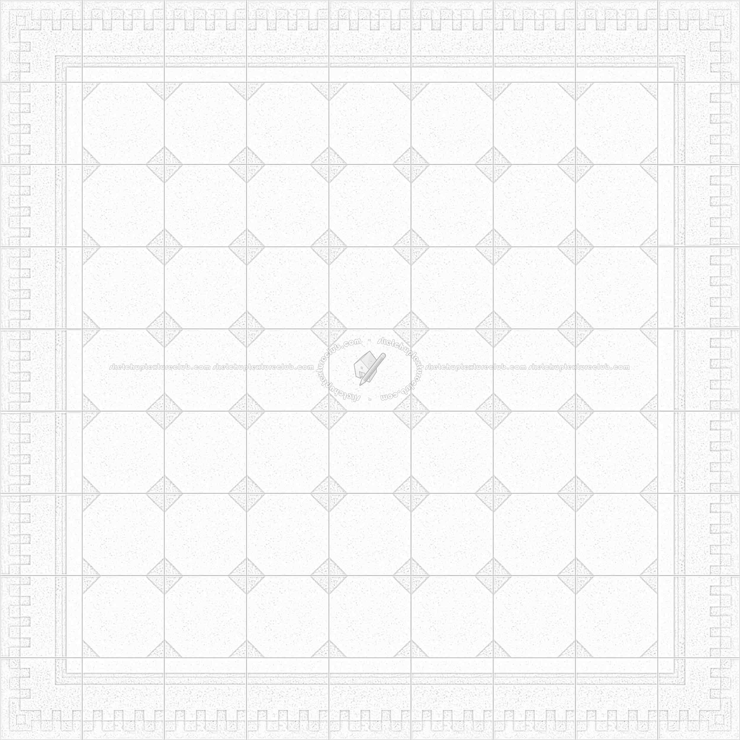 Textures   -   ARCHITECTURE   -   TILES INTERIOR   -   Cement - Encaustic   -   Cement  - Cement concrete tile texture seamless 13340 - Ambient occlusion