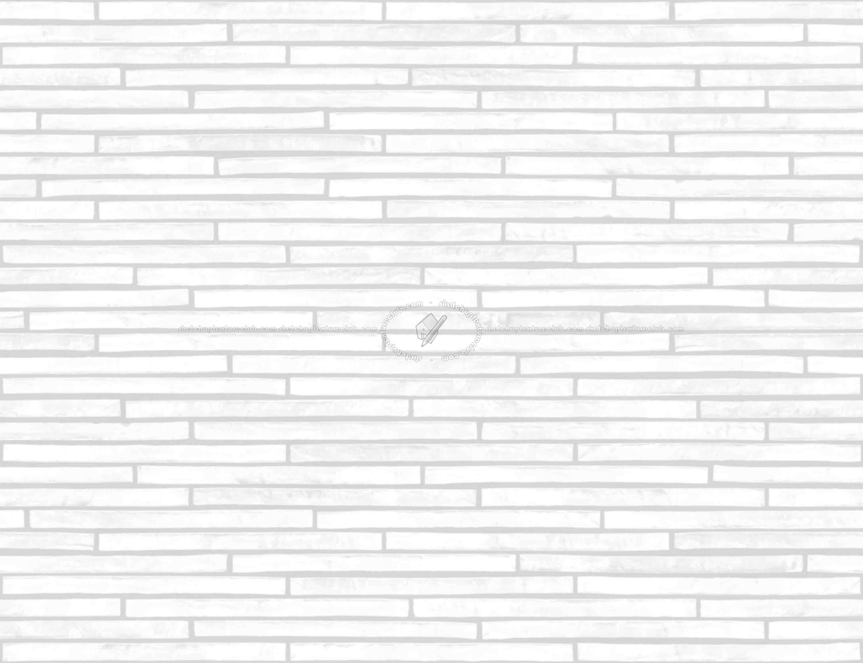 Textures   -   ARCHITECTURE   -   WALLS TILE OUTSIDE  - Clay bricks wall cladding PBR texture seamless 21727 - Ambient occlusion