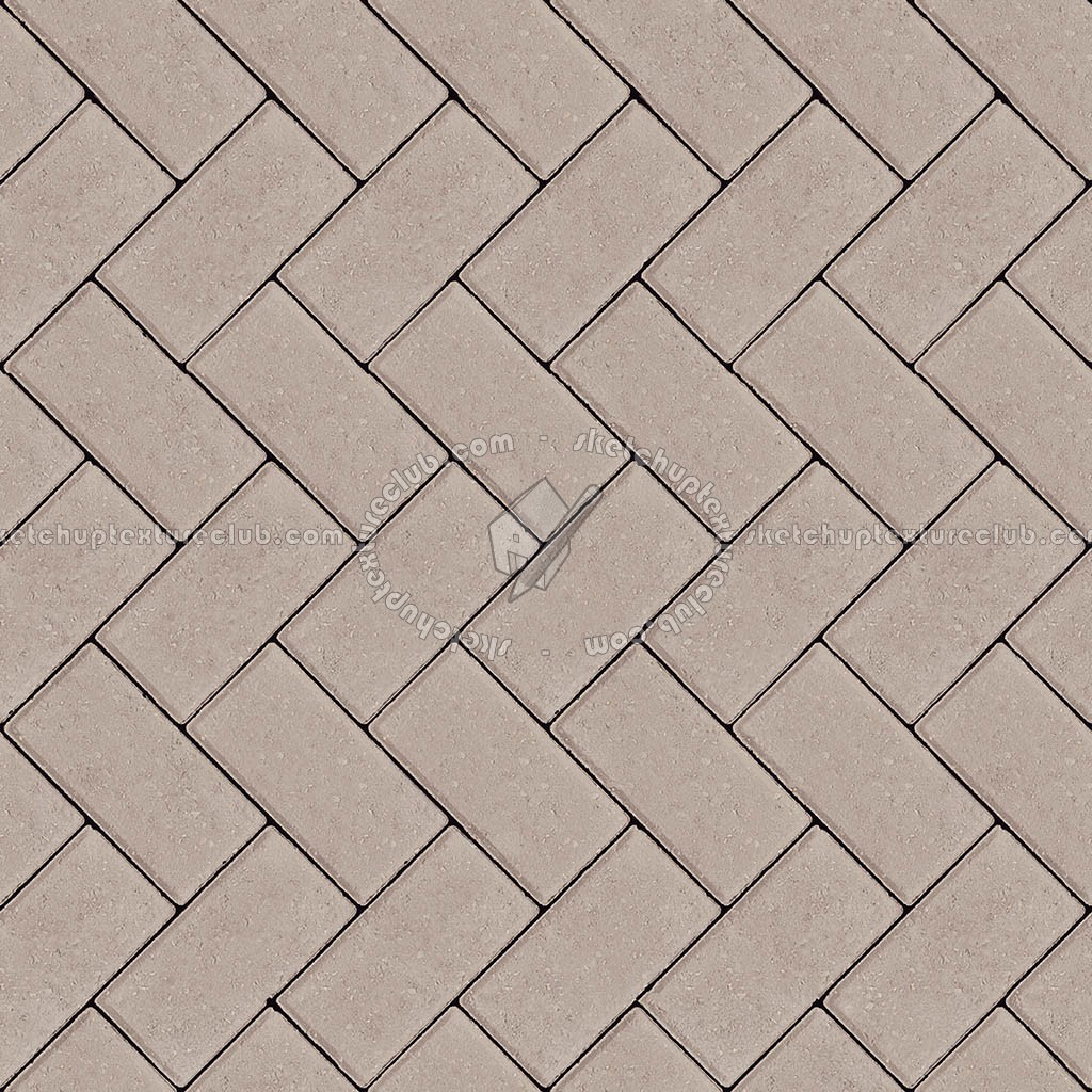 Textures   -   ARCHITECTURE   -   PAVING OUTDOOR   -   Concrete   -   Herringbone  - Concrete paving herringbone outdoor texture seamless 05815 (seamless)
