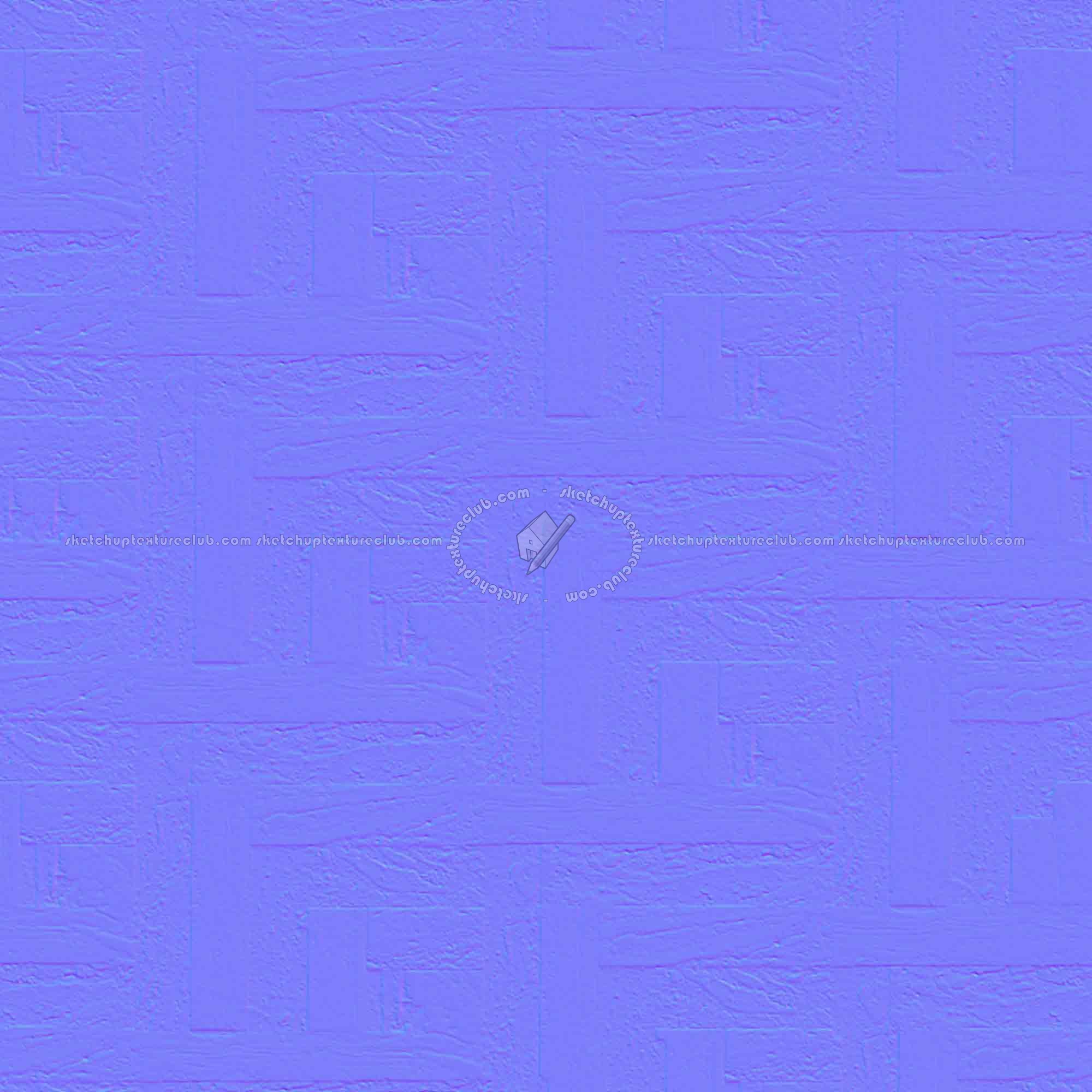 Textures   -   ARCHITECTURE   -   TILES INTERIOR   -   Marble tiles   -   Travertine  - Orosei sardinian travertine floor tile texture seamless 14685 - Normal