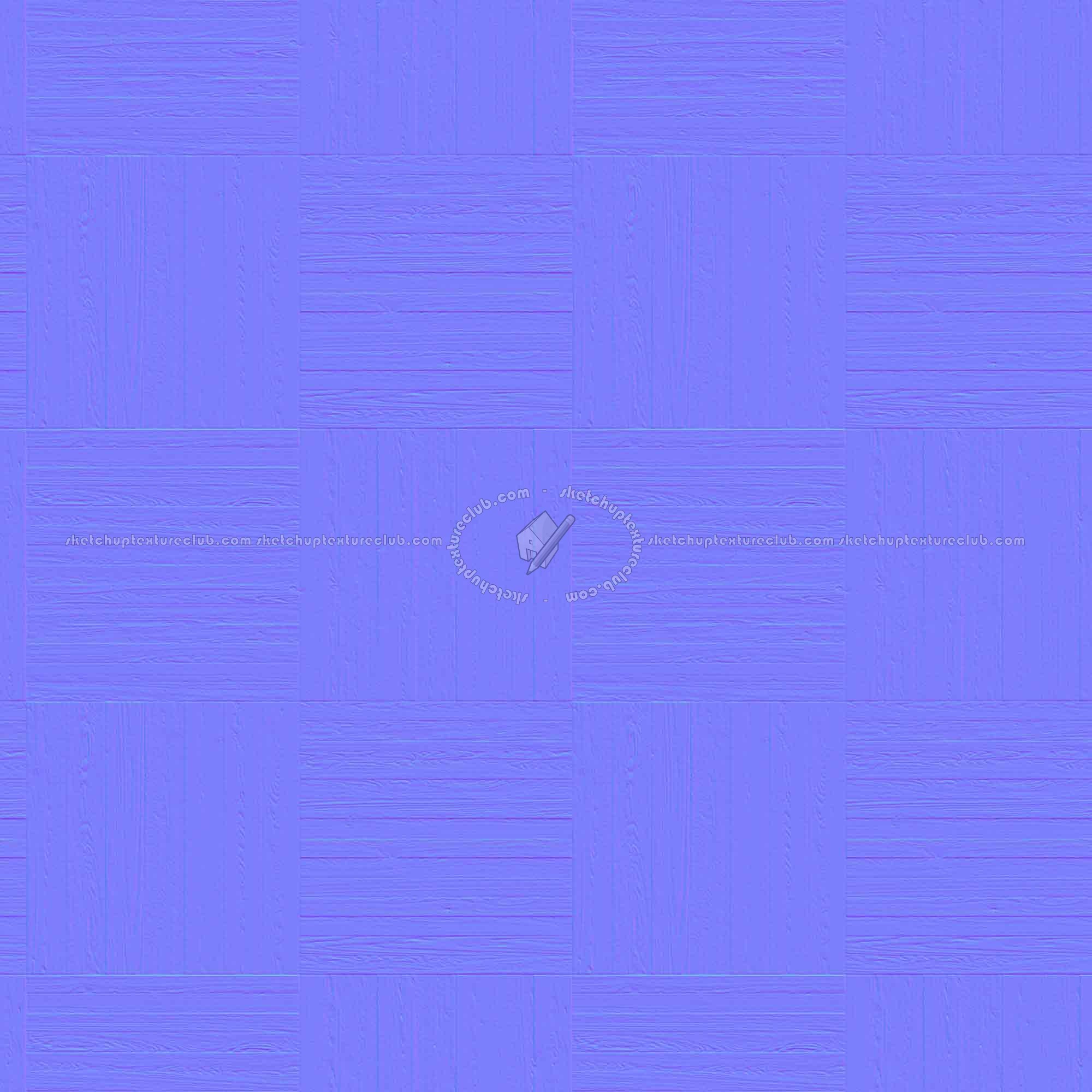 Textures   -   ARCHITECTURE   -   WOOD FLOORS   -   Parquet square  - Wood flooring square texture seamless 05412 - Normal