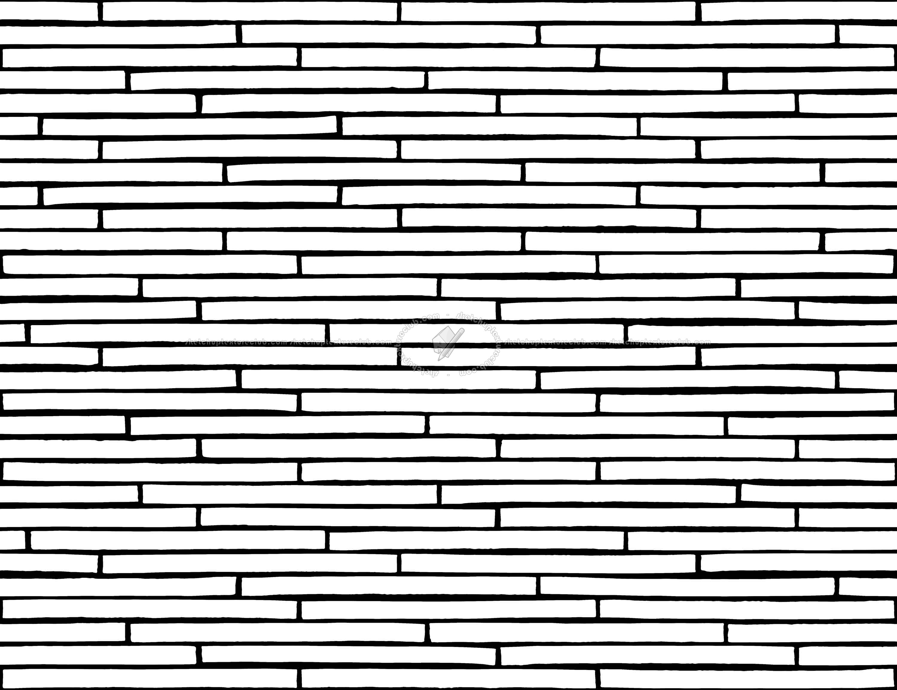 Textures   -   ARCHITECTURE   -   WALLS TILE OUTSIDE  - Clay bricks wall cladding PBR texture seamless 21728 - Mask