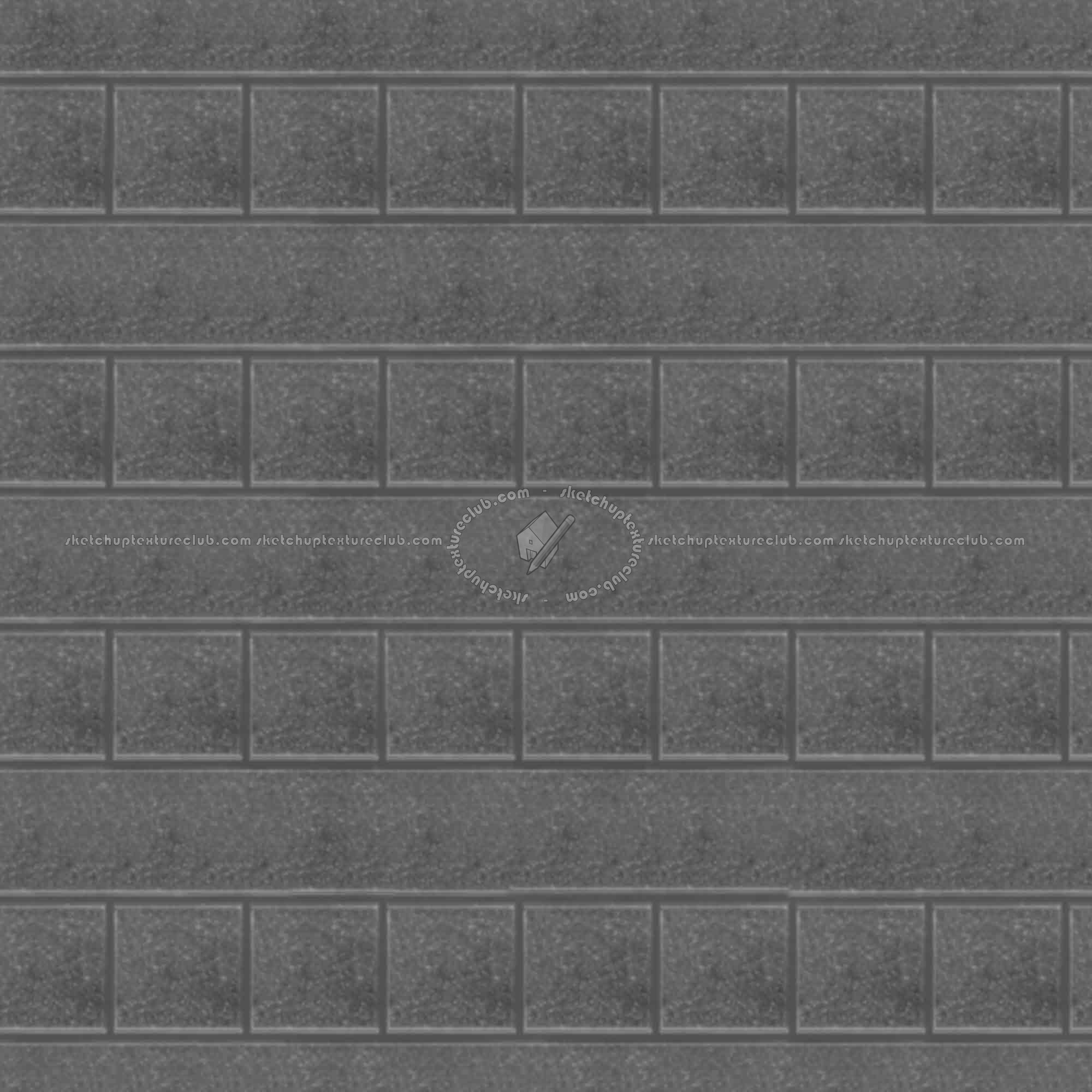 Textures   -   ARCHITECTURE   -   CONCRETE   -   Plates   -   Clean  - Concrete clean plates wall texture seamless 01649 - Displacement