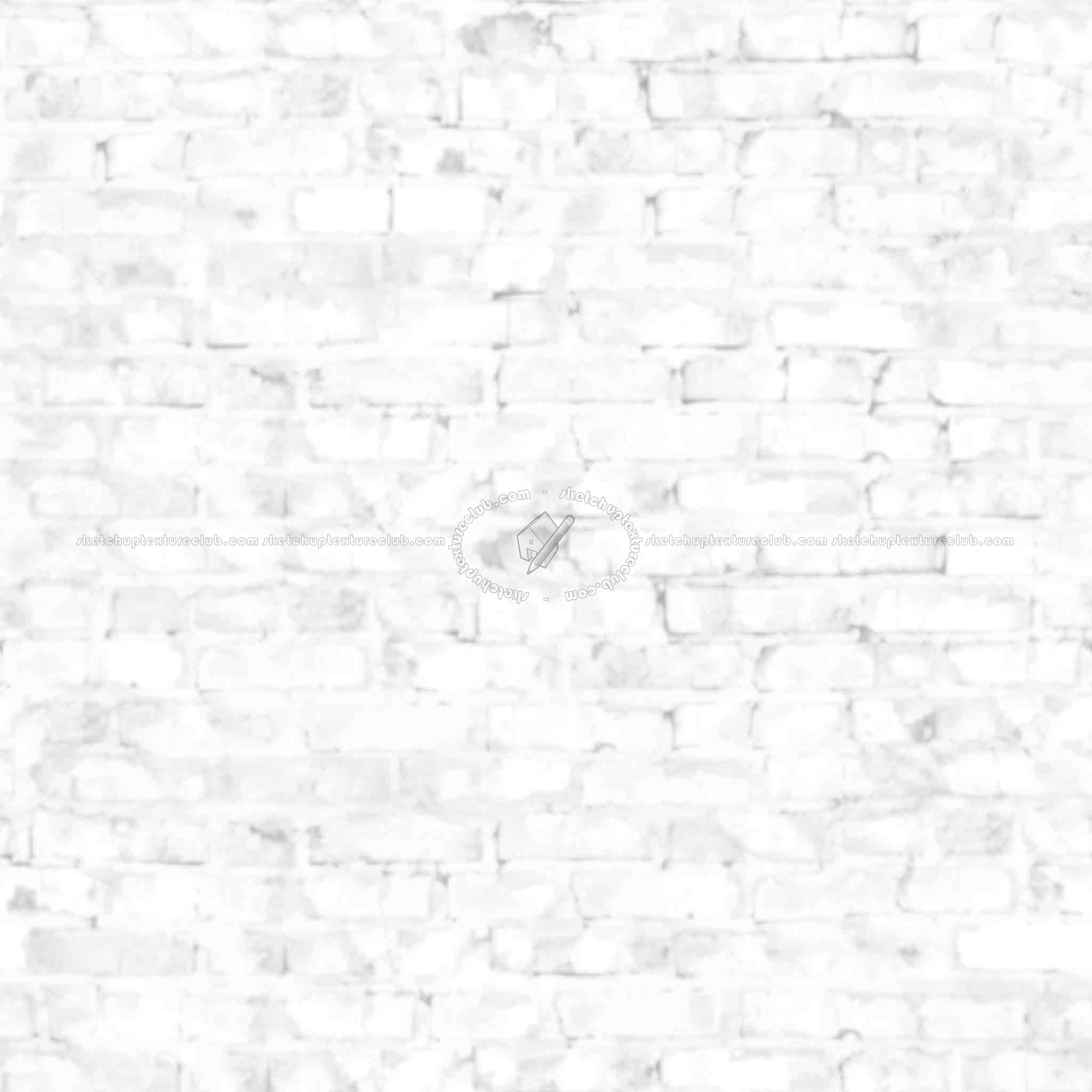 Textures   -   ARCHITECTURE   -   BRICKS   -   Dirty Bricks  - Dirty bricks texture seamless 00169 - Ambient occlusion