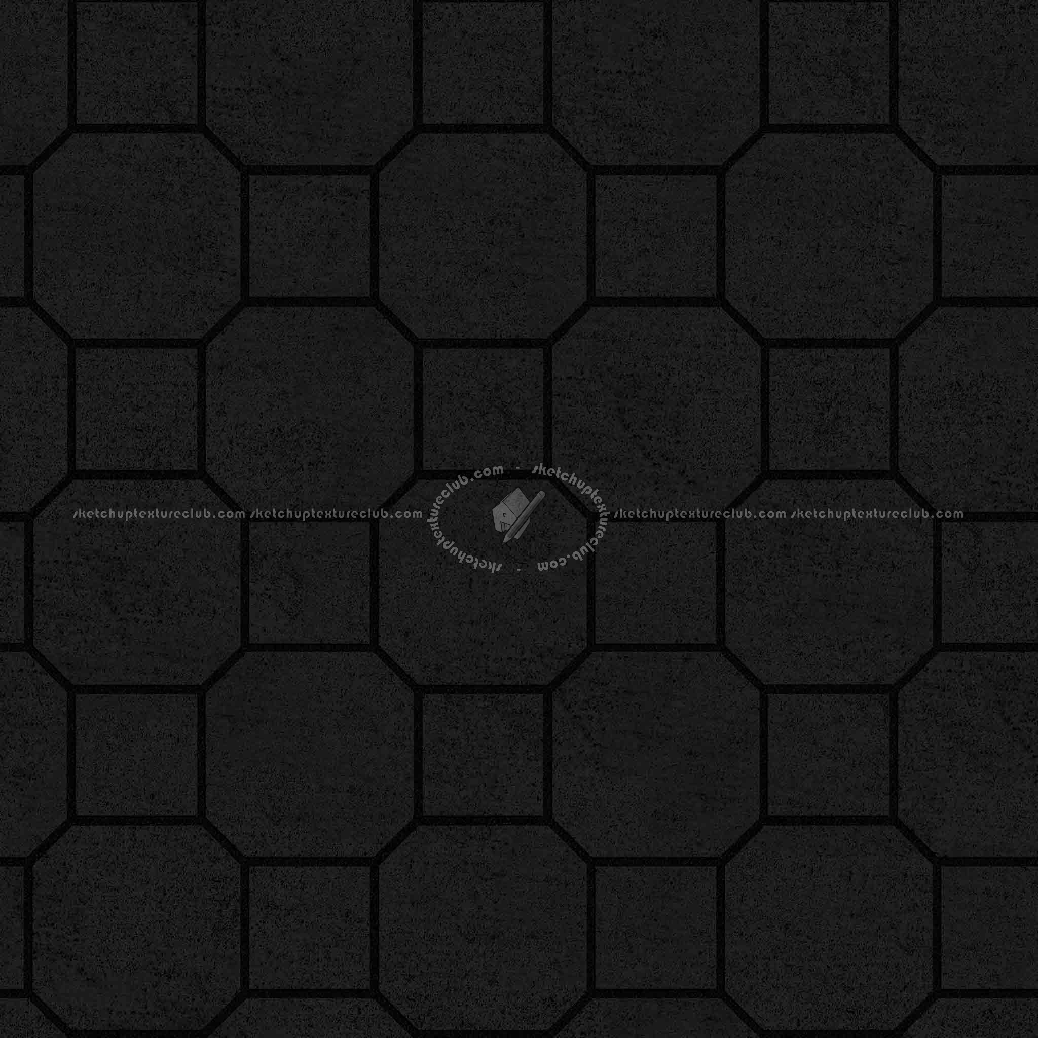 Textures   -   ARCHITECTURE   -   PAVING OUTDOOR   -   Concrete   -   Blocks mixed  - Paving concrete mixed size texture seamless 05588 - Specular