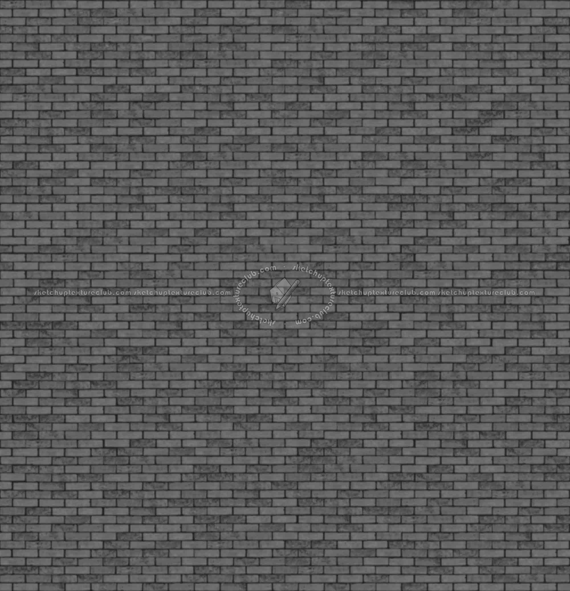 Textures   -   ARCHITECTURE   -   BRICKS   -   Facing Bricks   -   Rustic  - Rustic bricks texture seamless 00200 - Displacement
