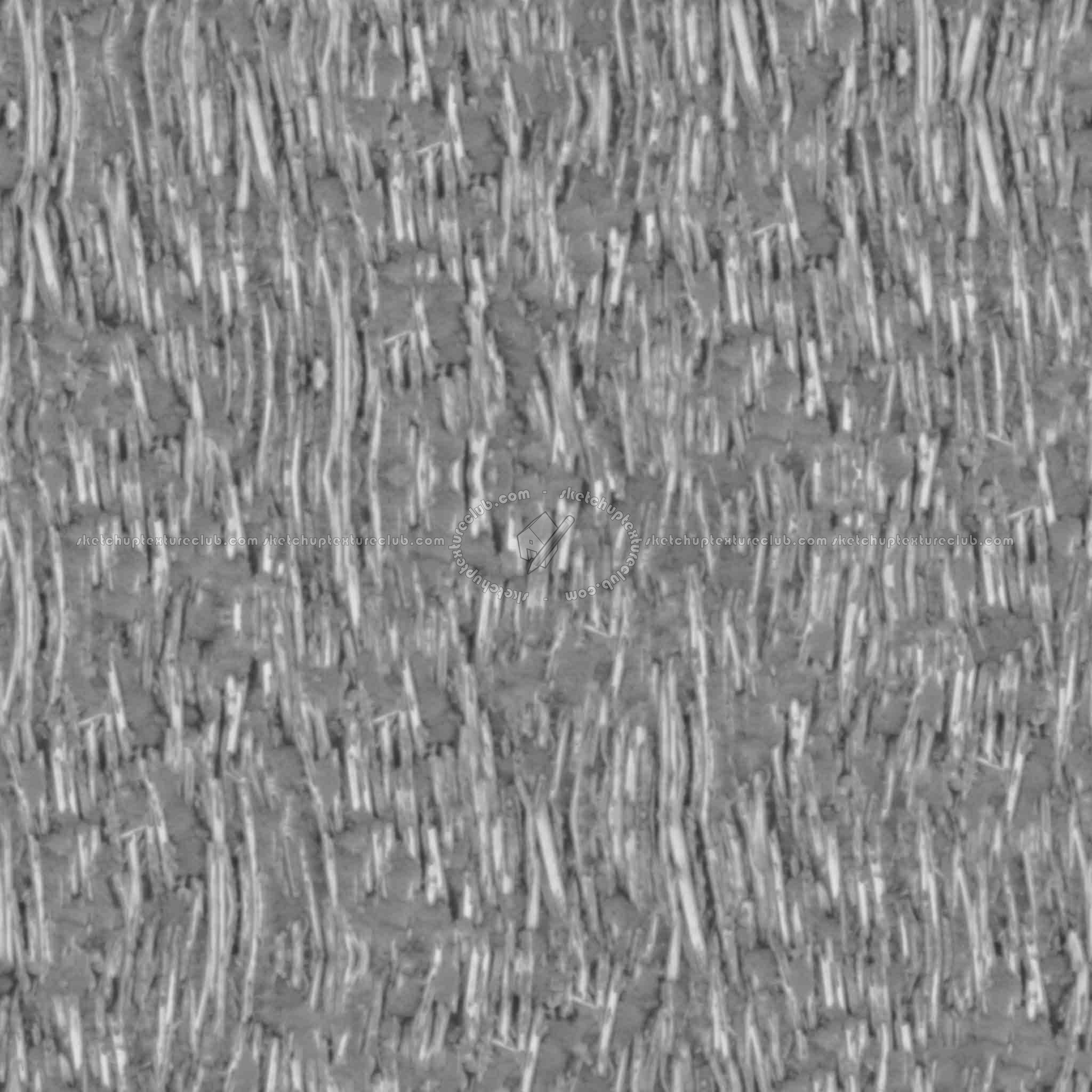 Textures   -   ARCHITECTURE   -   ROOFINGS   -   Thatched roofs  - Thatched roof texture seamless 04063 - Displacement