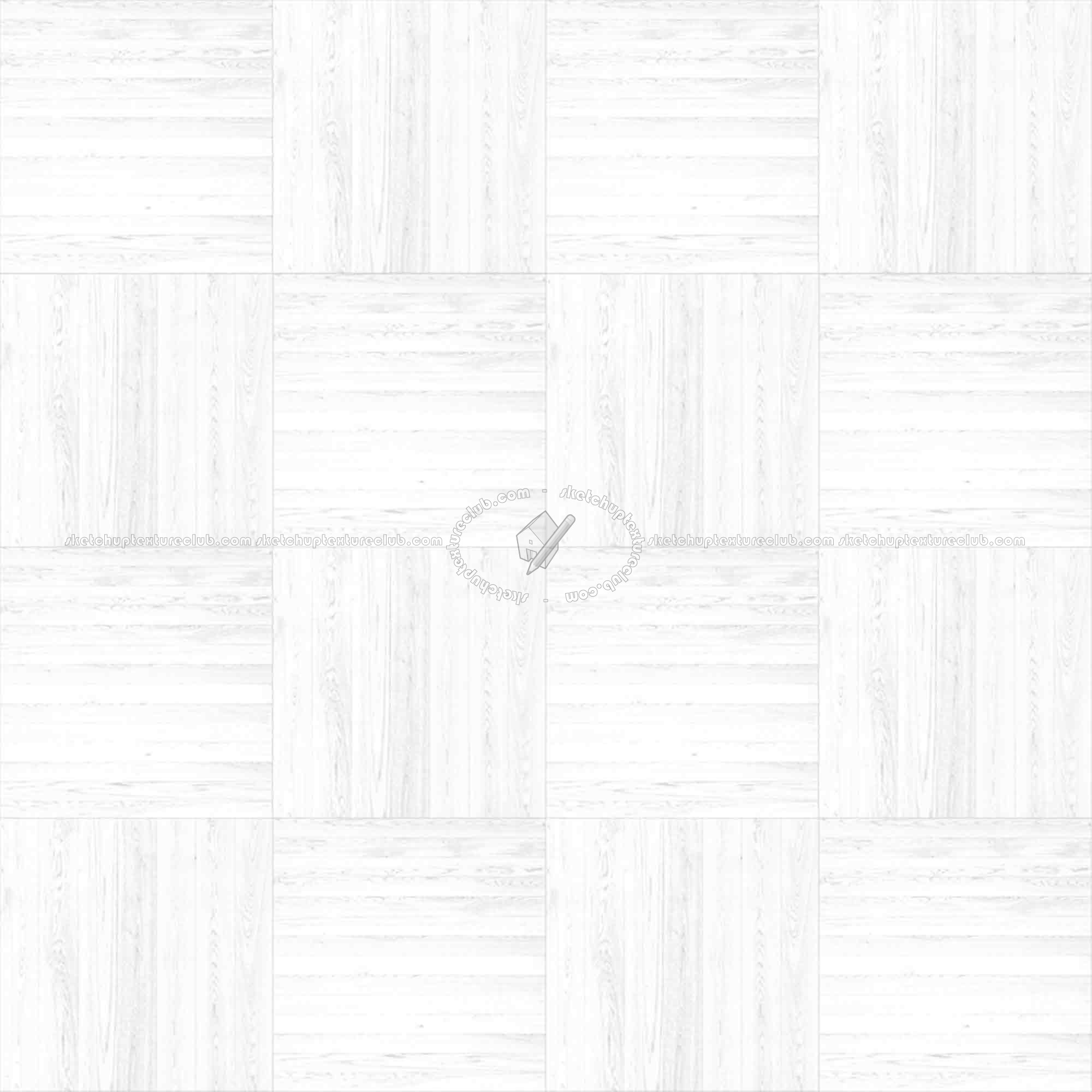 Textures   -   ARCHITECTURE   -   WOOD FLOORS   -   Parquet square  - Wood flooring square texture seamless 05413 - Ambient occlusion