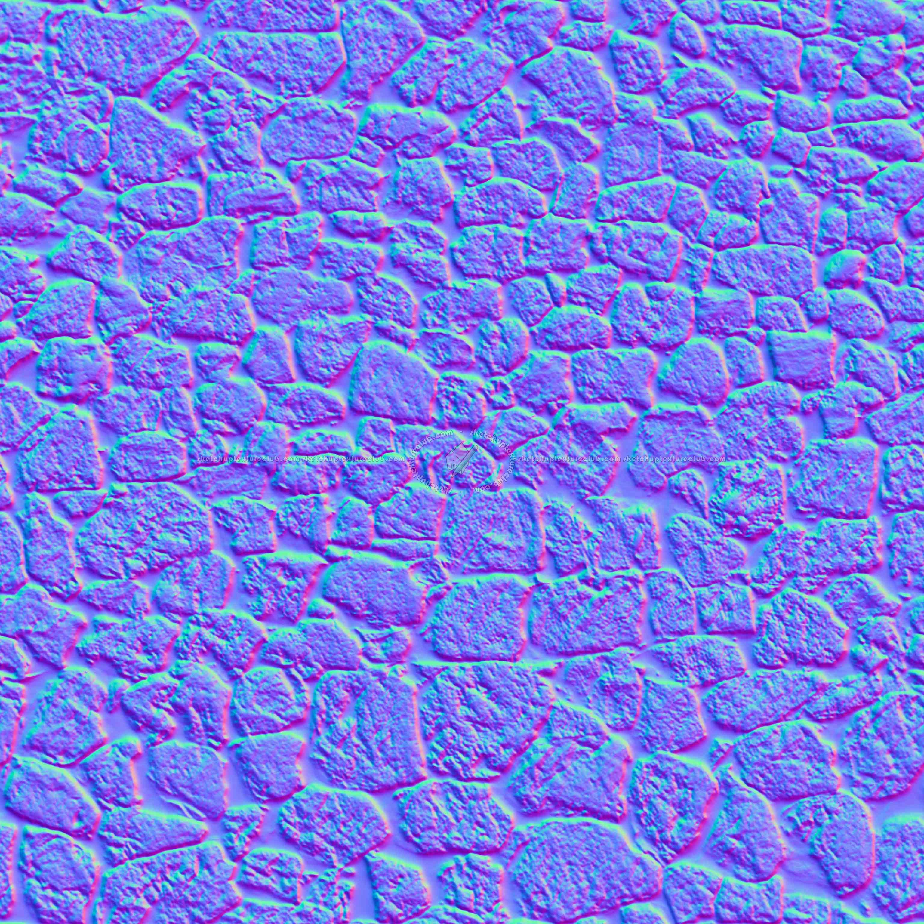 Textures   -   ARCHITECTURE   -   STONES WALLS   -   Stone walls  - dry lava stone wall pbr texture seamless 22431 - Normal