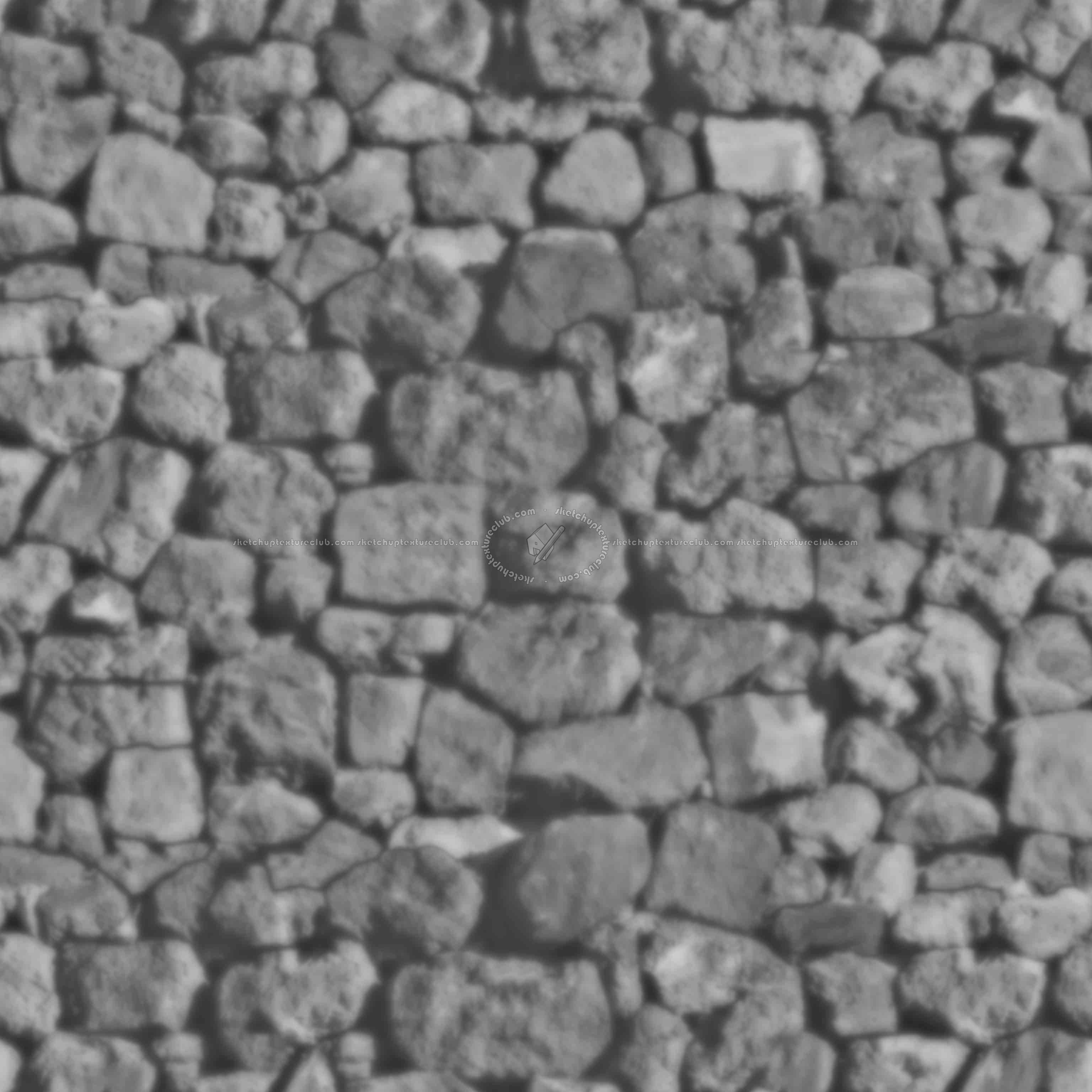 Textures   -   ARCHITECTURE   -   STONES WALLS   -   Stone walls  - dry lava stone wall pbr texture seamless B 22432 - Displacement