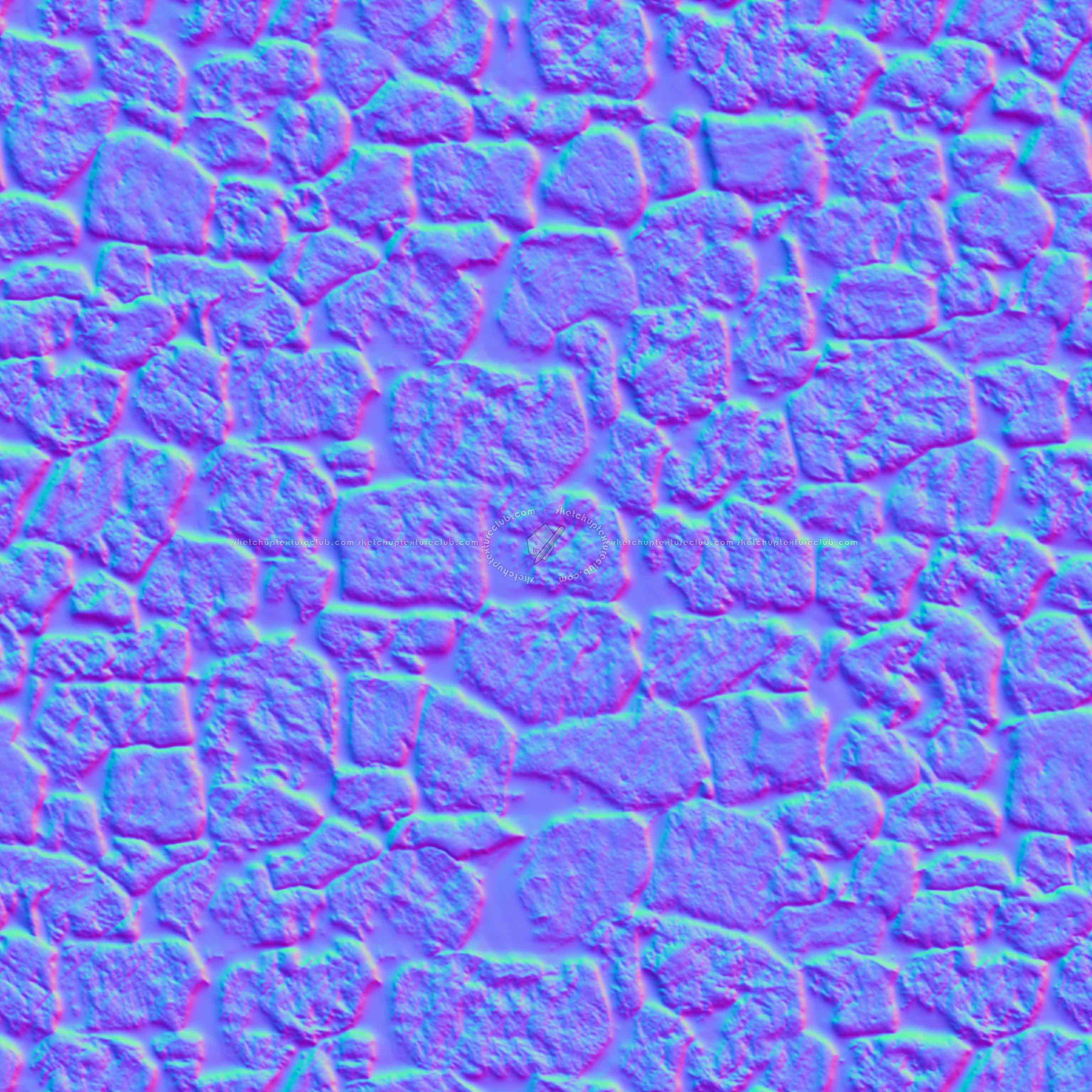 Textures   -   ARCHITECTURE   -   STONES WALLS   -   Stone walls  - dry lava stone wall pbr texture seamless B 22432 - Normal