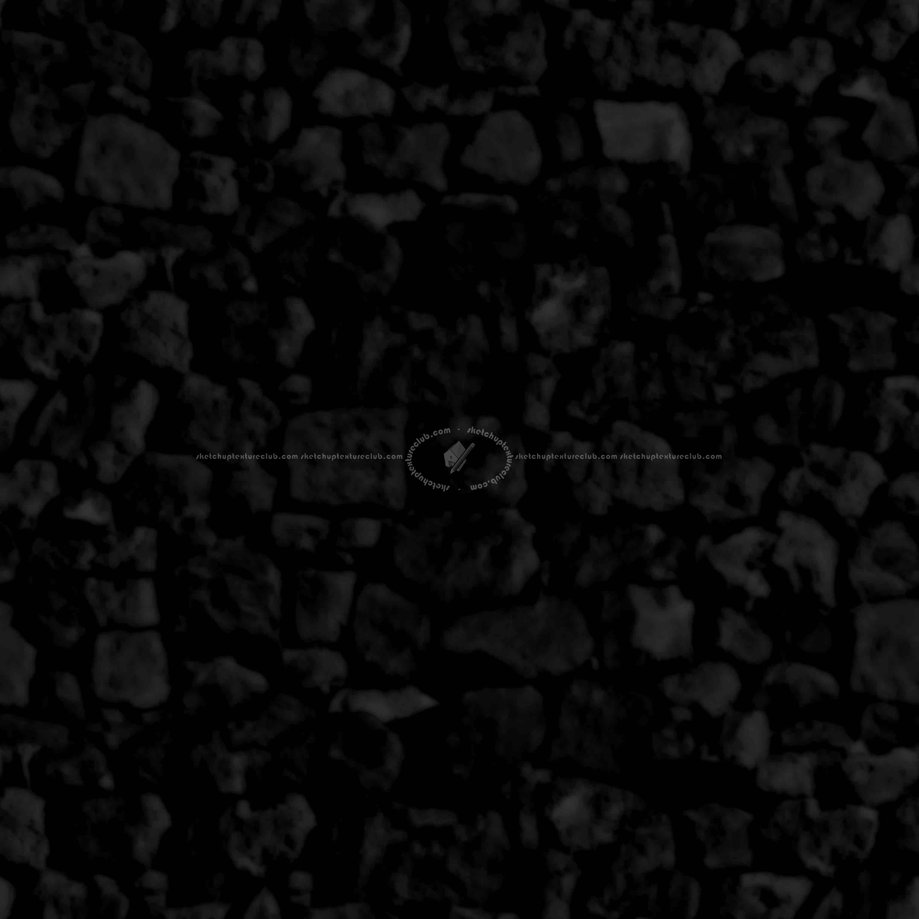 Textures   -   ARCHITECTURE   -   STONES WALLS   -   Stone walls  - dry lava stone wall pbr texture seamless B 22432 - Specular