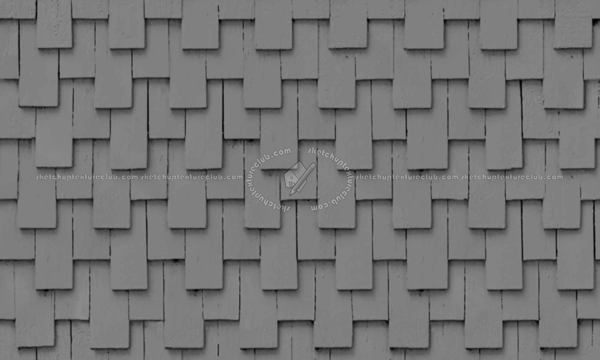 Textures   -   ARCHITECTURE   -   WOOD PLANKS   -   Siding wood  - Siding wood wall paneling texture seamless 20699 - Displacement
