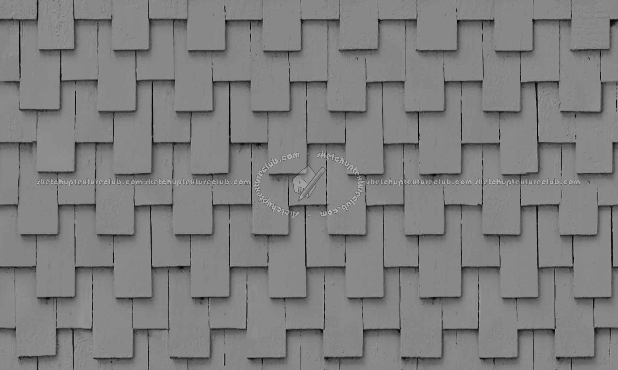 Textures   -   ARCHITECTURE   -   WOOD PLANKS   -   Siding wood  - Siding wood wall paneling texture seamless 20700 - Bump