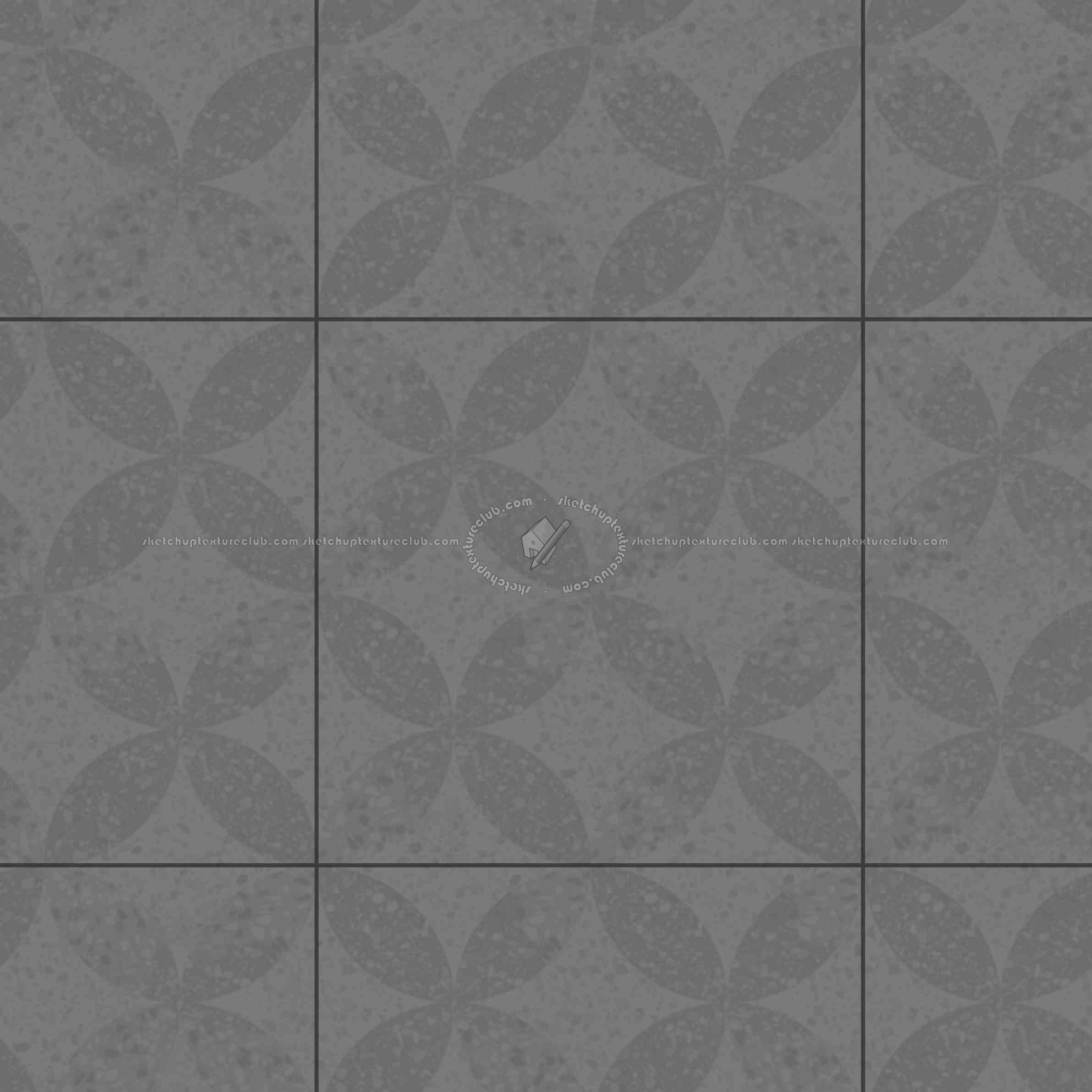 Textures   -   FREE PBR TEXTURES  - terrazzo floor tile PBR texture seamless 21491 - Displacement