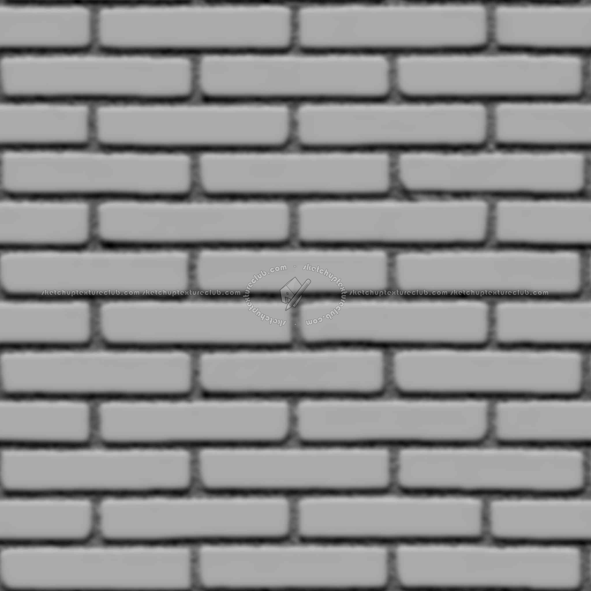 Textures   -   ARCHITECTURE   -   BRICKS   -   Colored Bricks   -   Smooth  - Texture colored bricks smooth seamless 00079 - Displacement