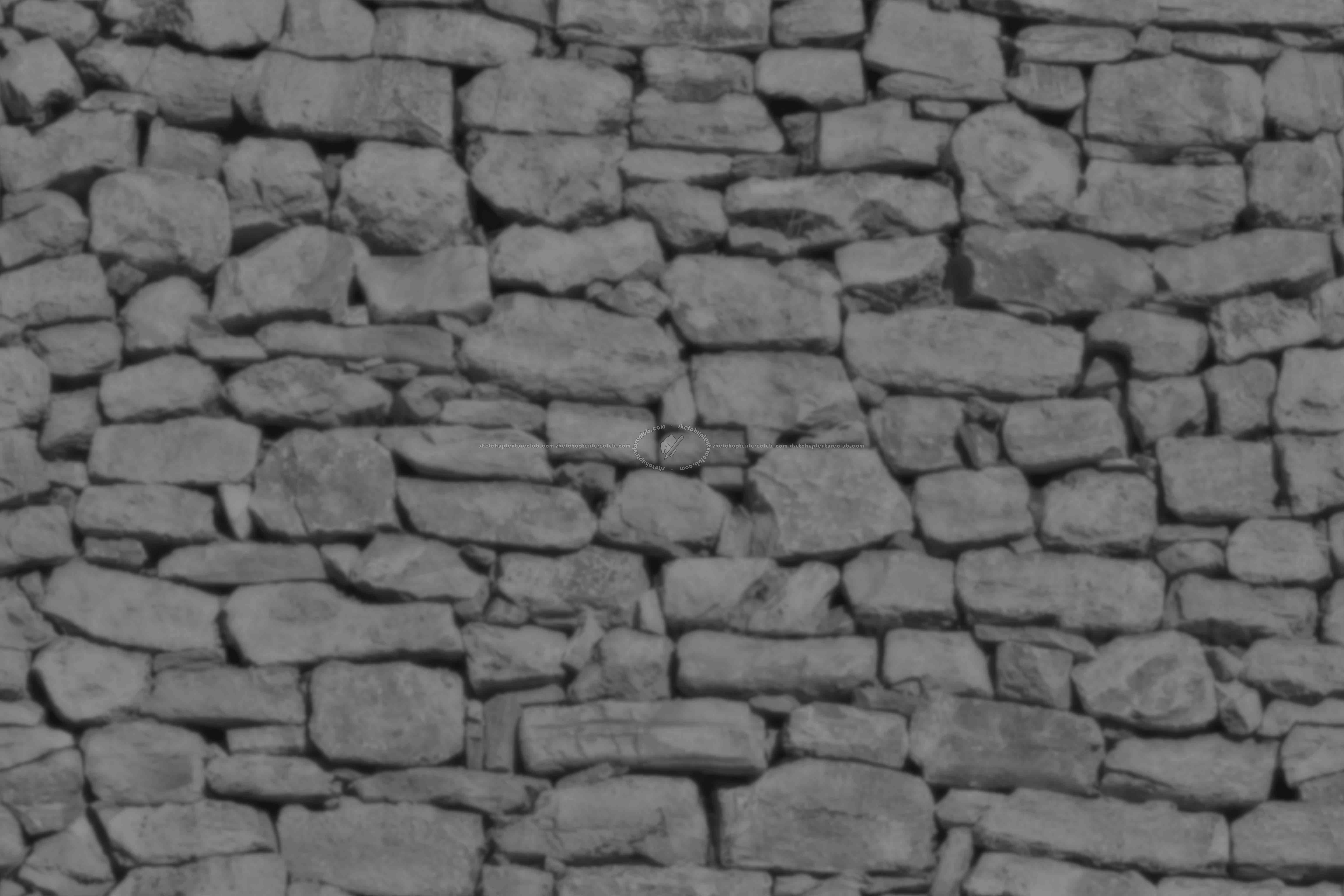 Textures   -   ARCHITECTURE   -   STONES WALLS   -   Stone walls  - dry stone wall pbr texture seamless 22438 - Displacement