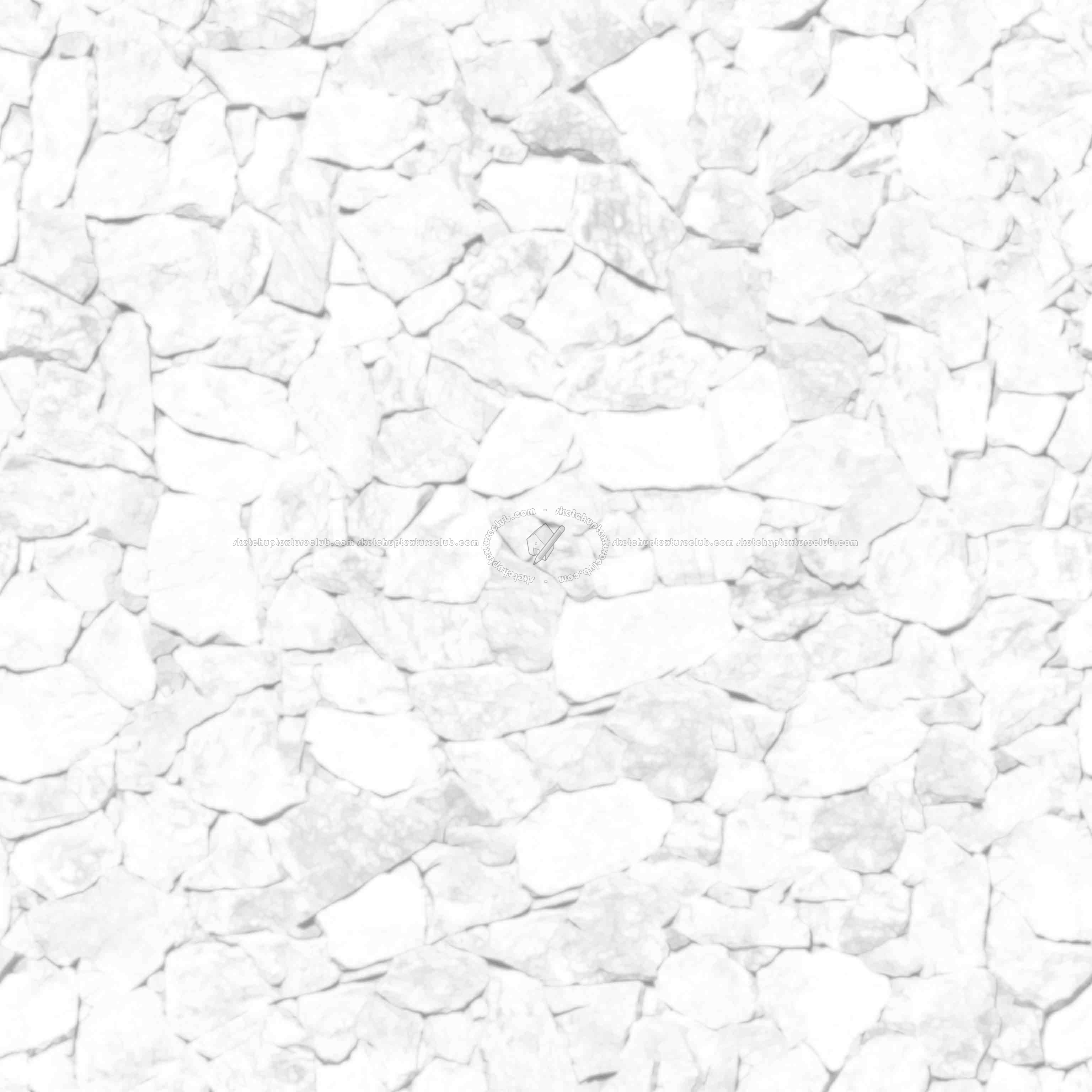 Textures   -   ARCHITECTURE   -   STONES WALLS   -   Claddings stone   -   Exterior  - Wall cladding stone mixed size seamless 08022 - Ambient occlusion