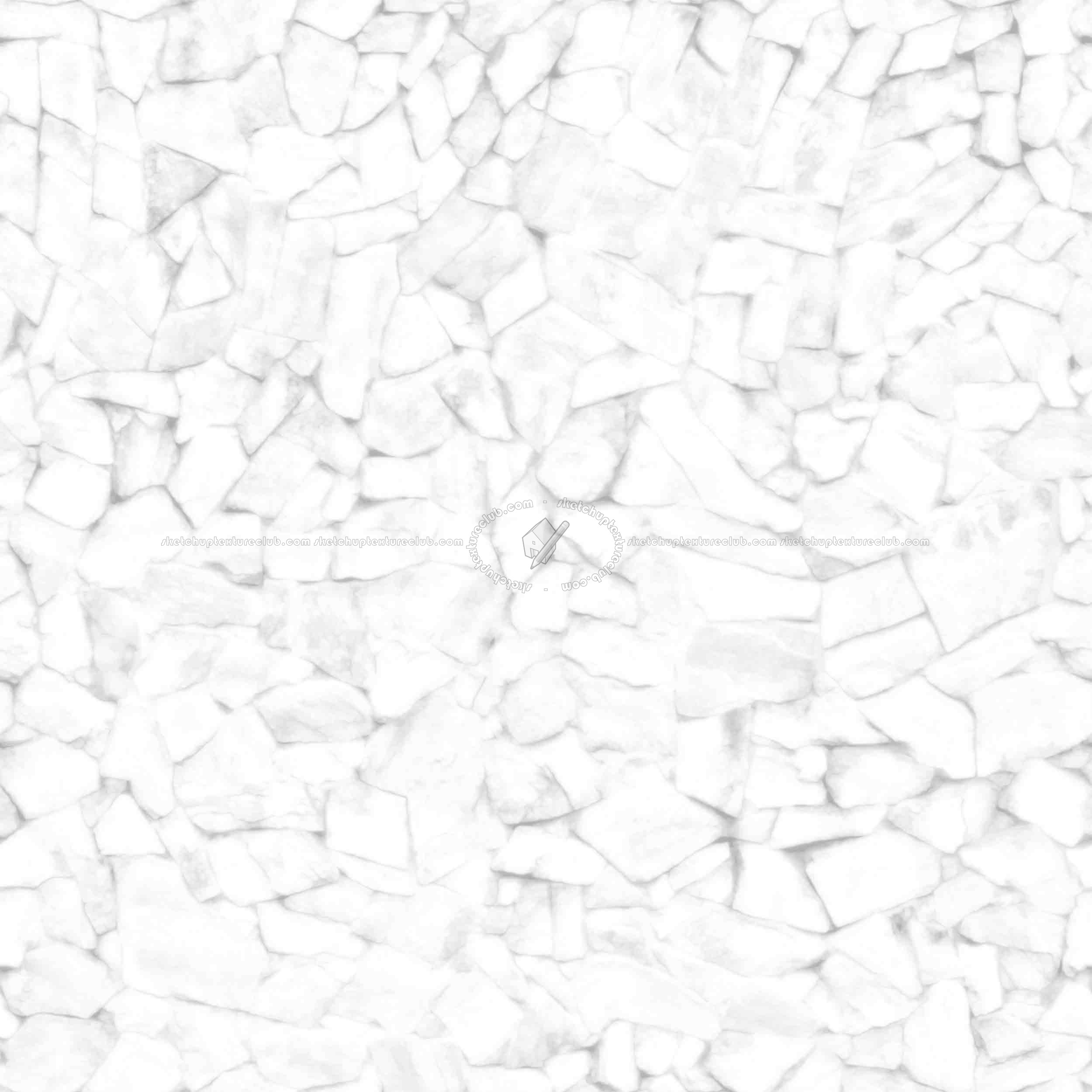 Textures   -   ARCHITECTURE   -   STONES WALLS   -   Claddings stone   -   Exterior  - Wall cladding stone mixed size seamless 08023 - Ambient occlusion