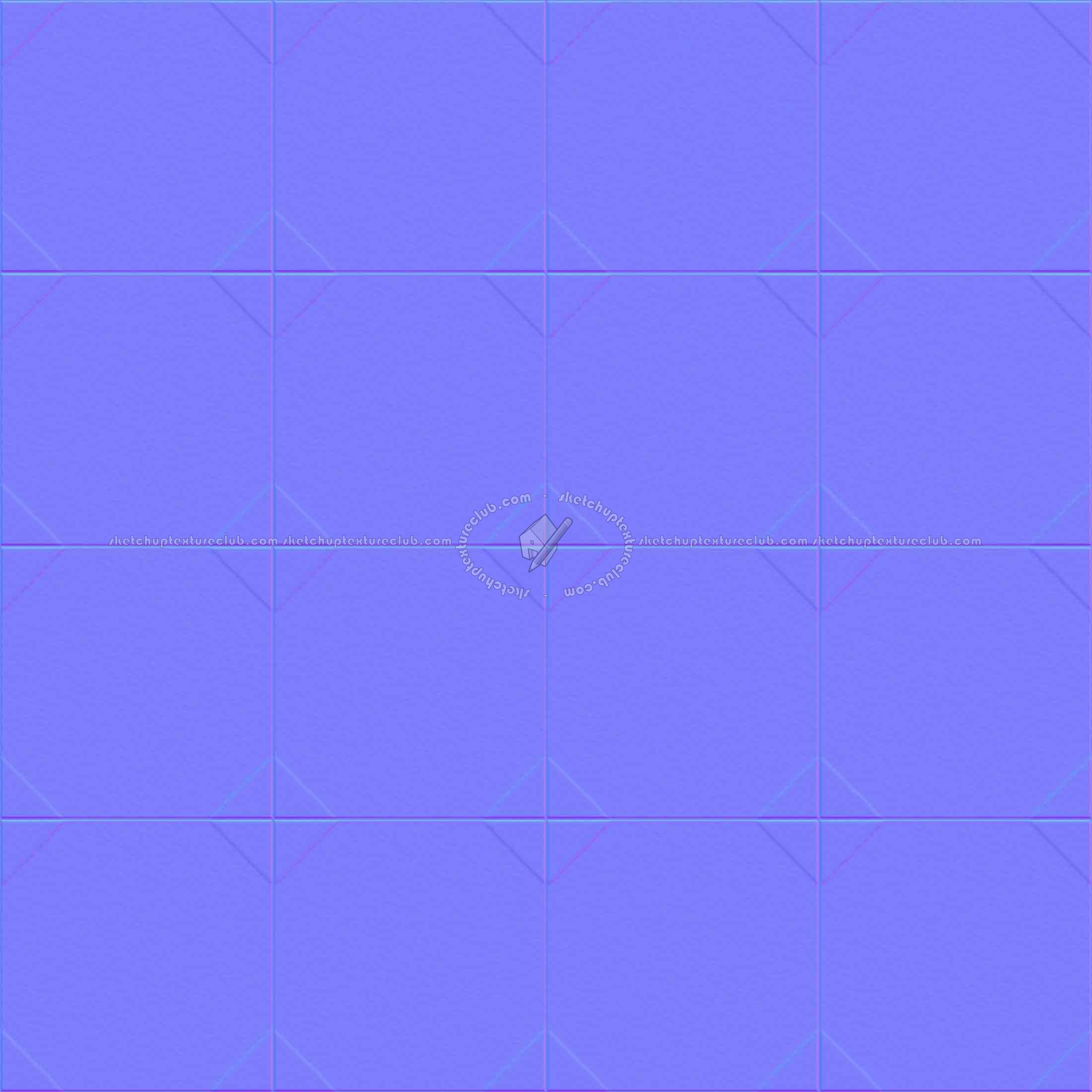 Textures   -   ARCHITECTURE   -   TILES INTERIOR   -   Cement - Encaustic   -   Cement  - Cement concrete tile texture seamless 13343 - Normal