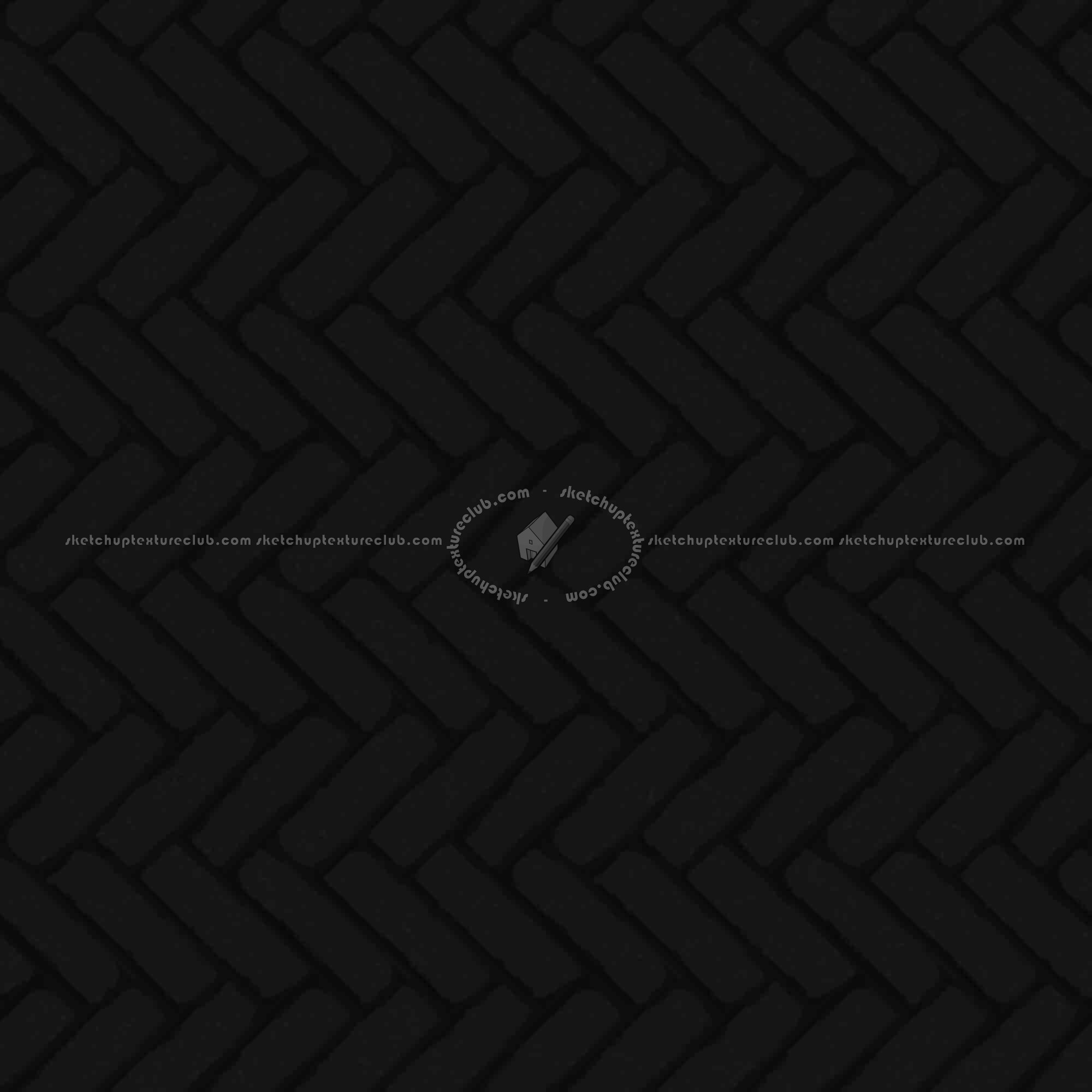 Textures   -   ARCHITECTURE   -   PAVING OUTDOOR   -   Concrete   -   Herringbone  - Concrete paving herringbone outdoor texture seamless 05818 - Specular