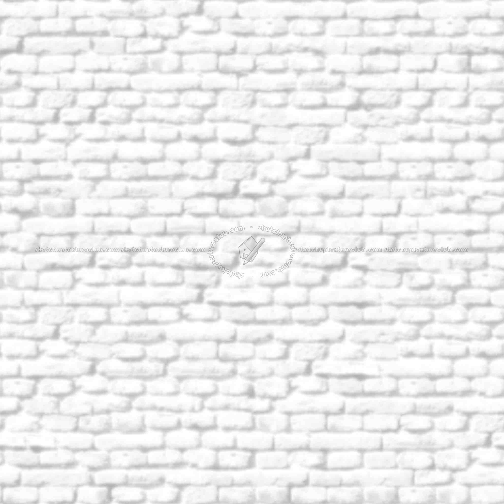 Textures   -   ARCHITECTURE   -   BRICKS   -   Dirty Bricks  - Dirty bricks texture seamless 00171 - Ambient occlusion