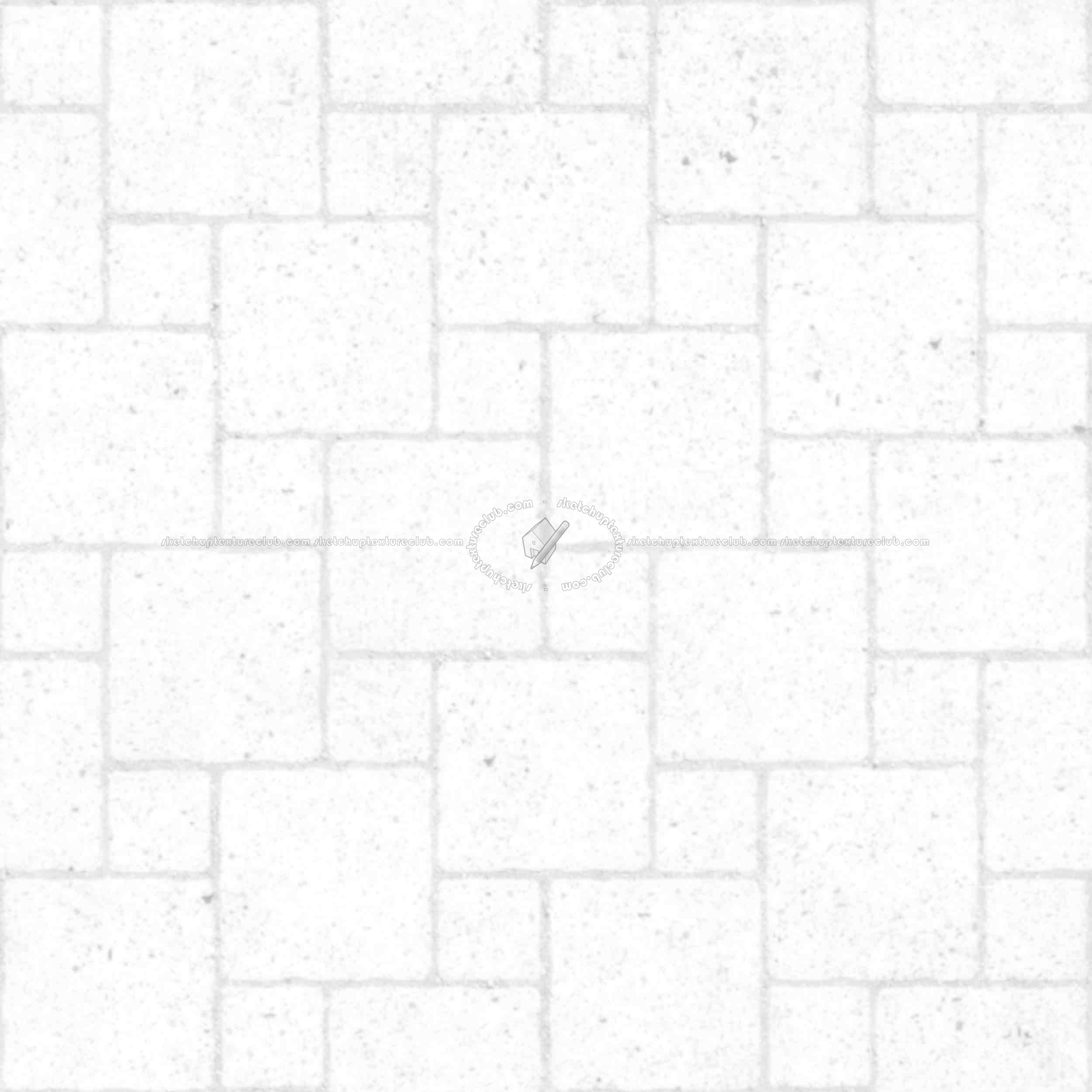 Textures   -   ARCHITECTURE   -   PAVING OUTDOOR   -   Pavers stone   -   Blocks mixed  - Pavers stone mixed size texture seamless 06116 - Ambient occlusion