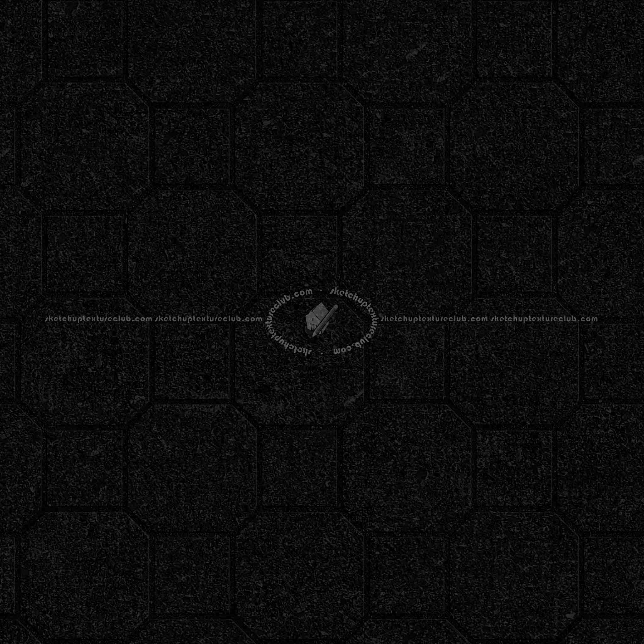 Textures   -   ARCHITECTURE   -   PAVING OUTDOOR   -   Concrete   -   Blocks mixed  - Paving concrete mixed size texture seamless 05590 - Specular