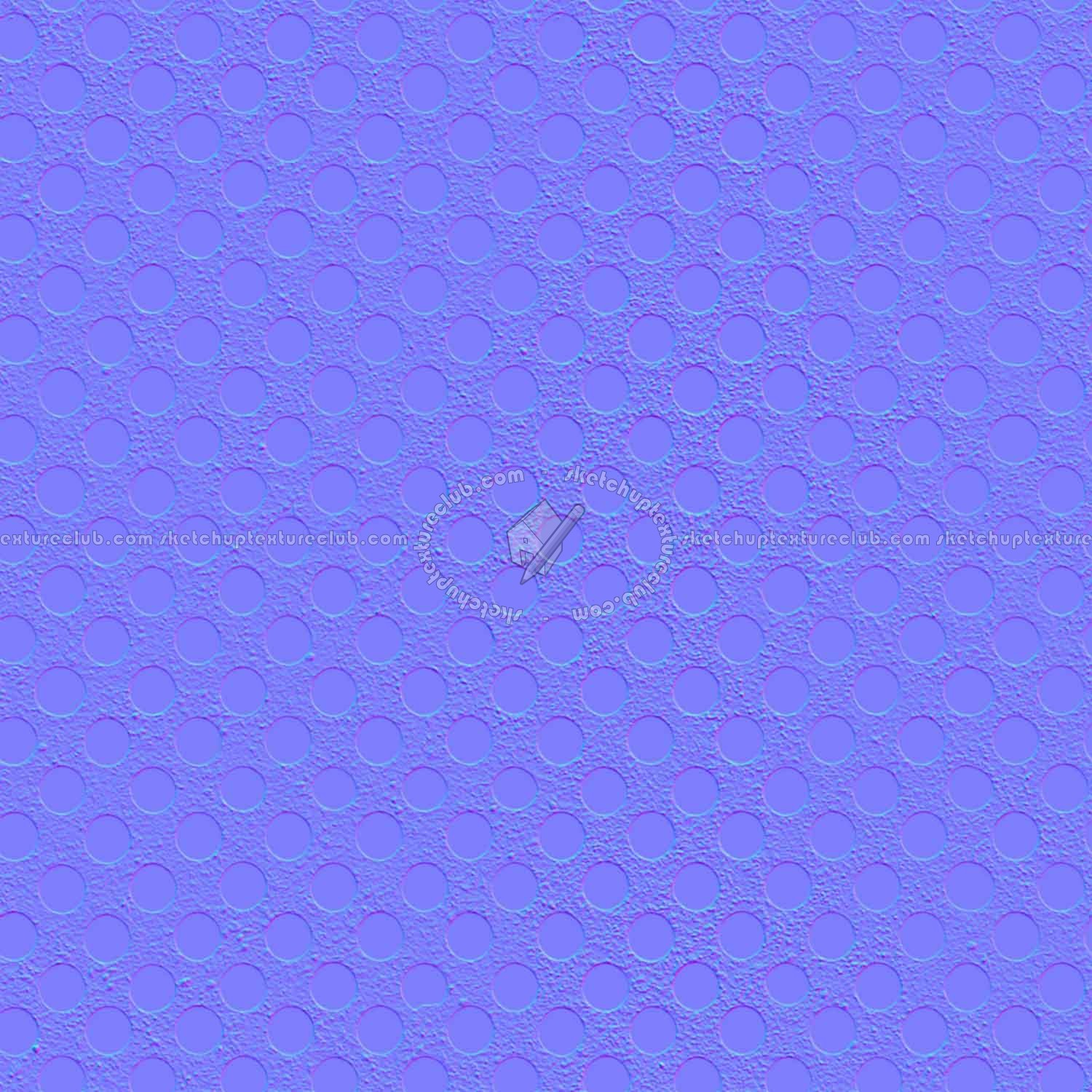 Textures   -   MATERIALS   -   METALS   -   Perforated  - Rusty dirty perforated metal texture seamless 10501 - Normal