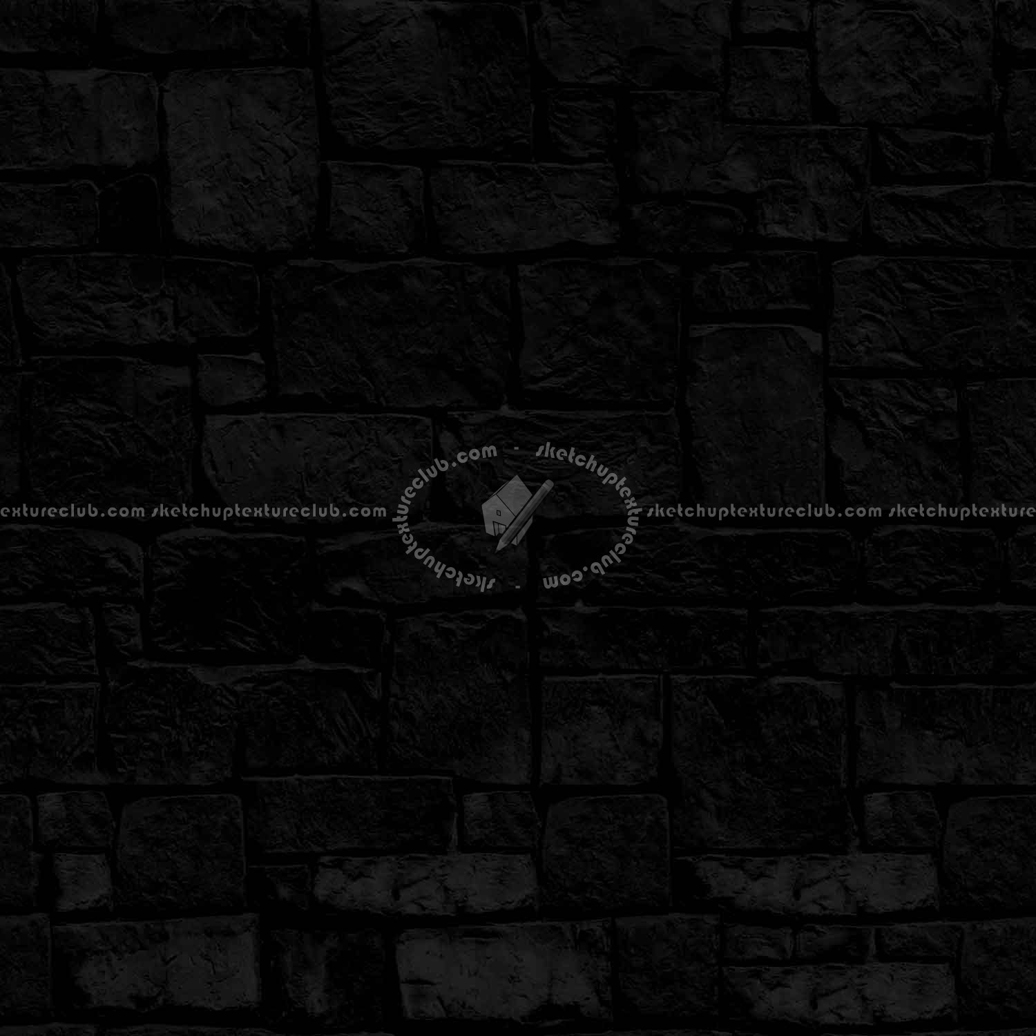 Textures   -   ARCHITECTURE   -   STONES WALLS   -   Stone blocks  - Wall stone with regular blocks texture seamless 08321 - Specular