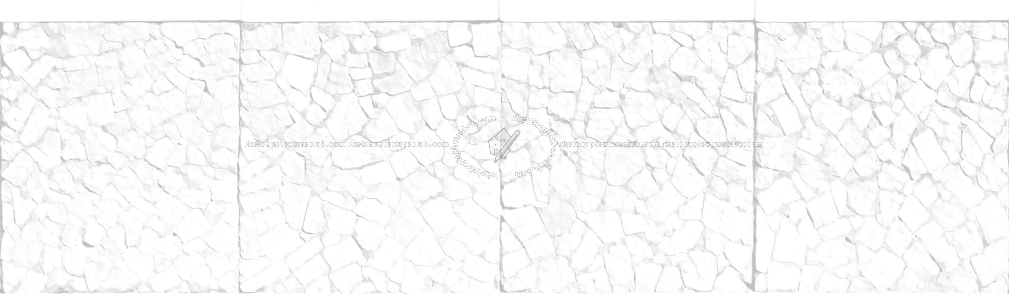 Textures   -   ARCHITECTURE   -   STONES WALLS   -   Claddings stone   -   Exterior  - Cladding retaining wall stone texture seamless 18355 - Ambient occlusion