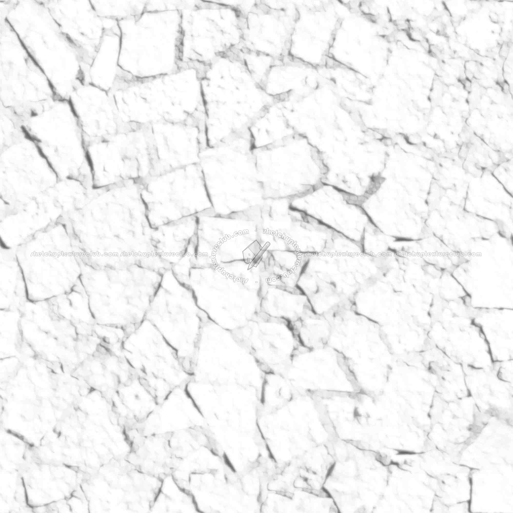 Textures   -   ARCHITECTURE   -   STONES WALLS   -   Claddings stone   -   Exterior  - Wall cladding flagstone texture seamless 18356 - Ambient occlusion